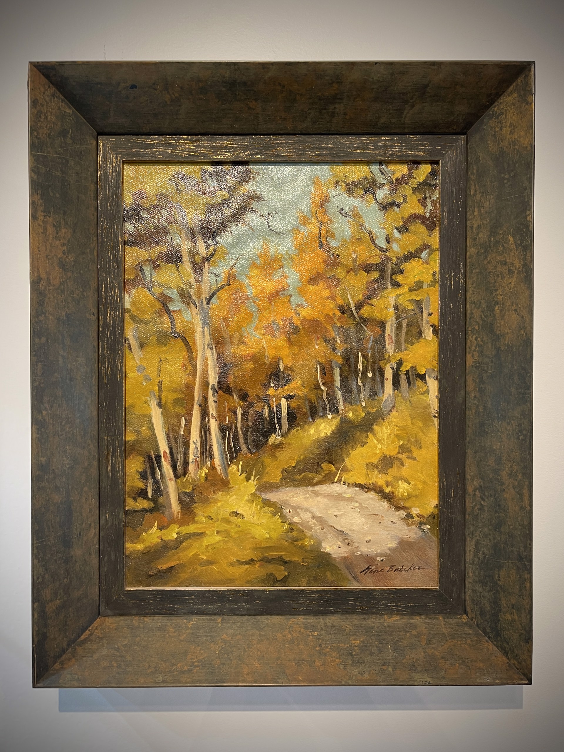 Autumn Road by Gene Bricker