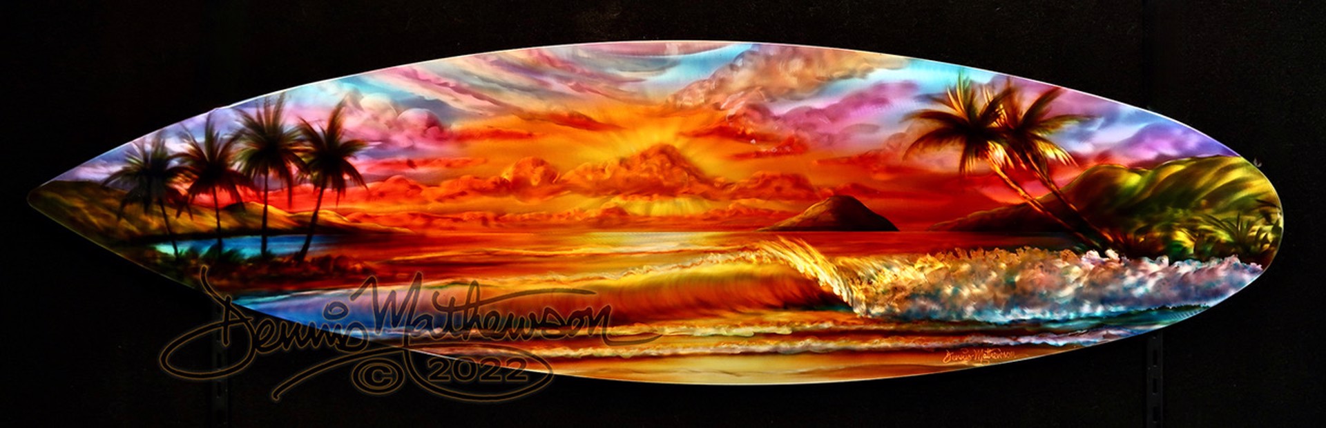 Sunset Surfboard 32 (SB) by Dennis Mathewson