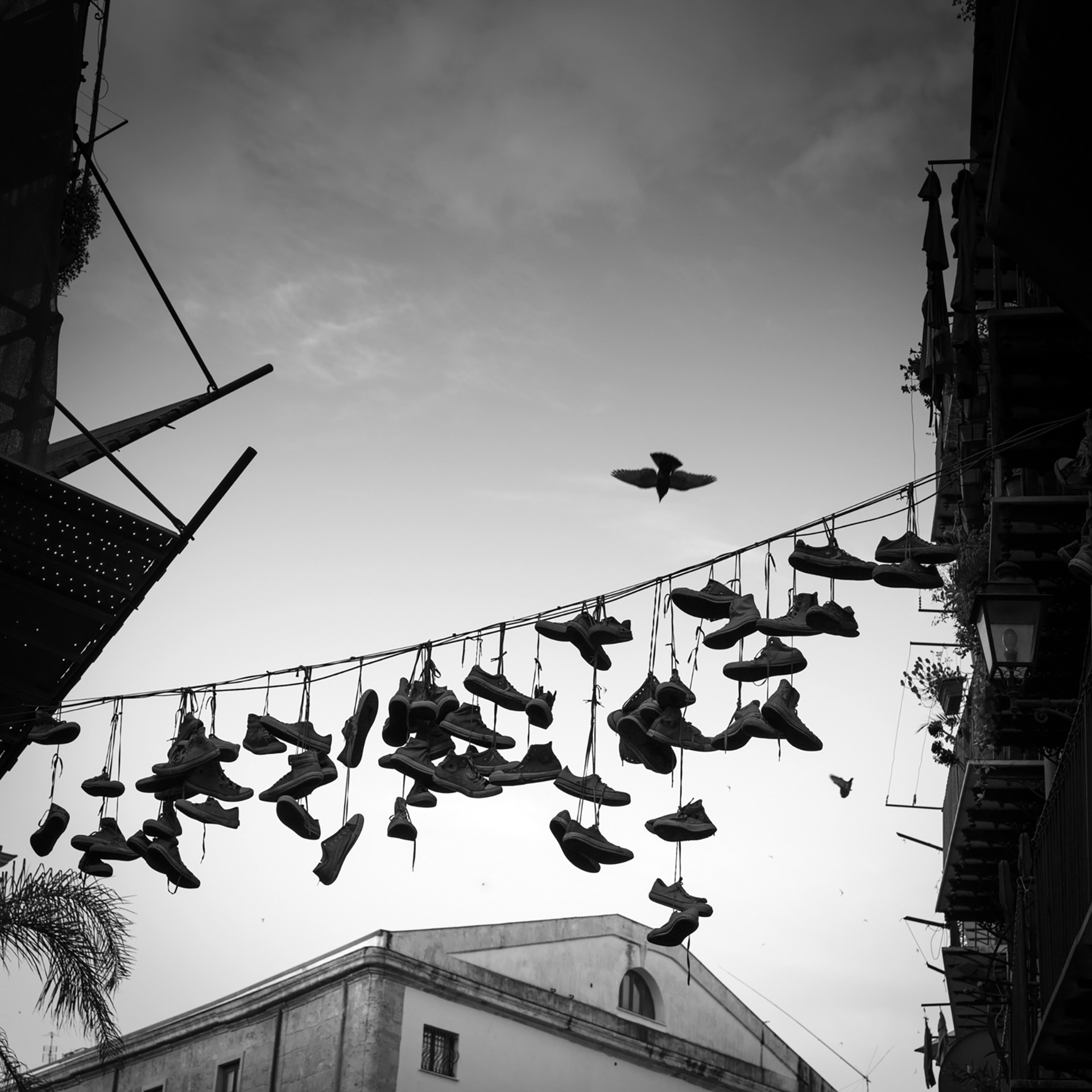 Shoes on Line - Palermo, Italy by Kevin Greenblat