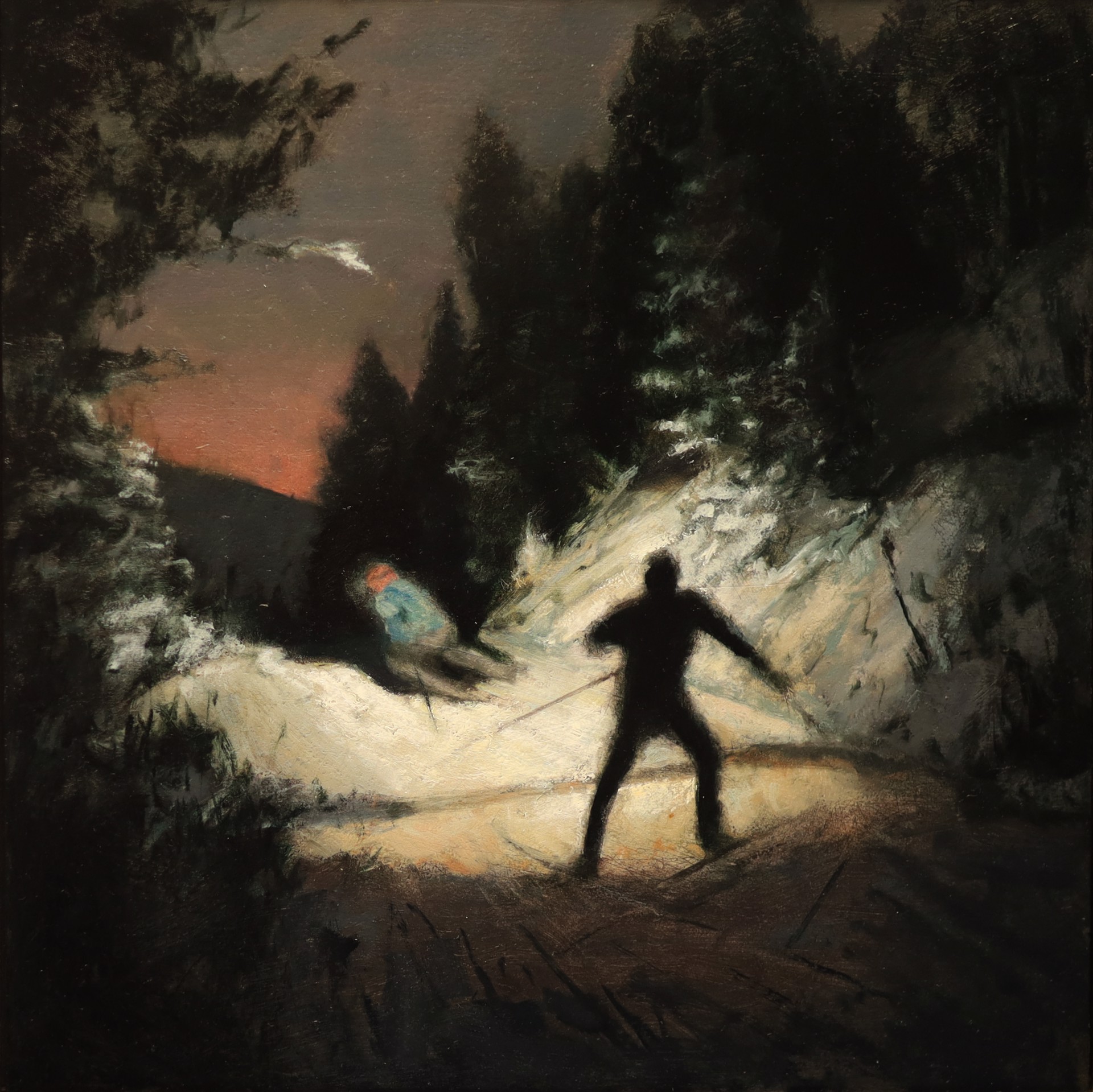 Mystic Night Ski By Nic Fischer Montana Trails Gallery