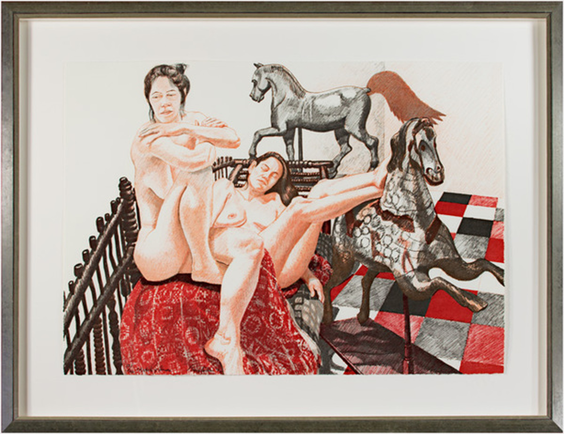 Models & Horses by Philip Pearlstein