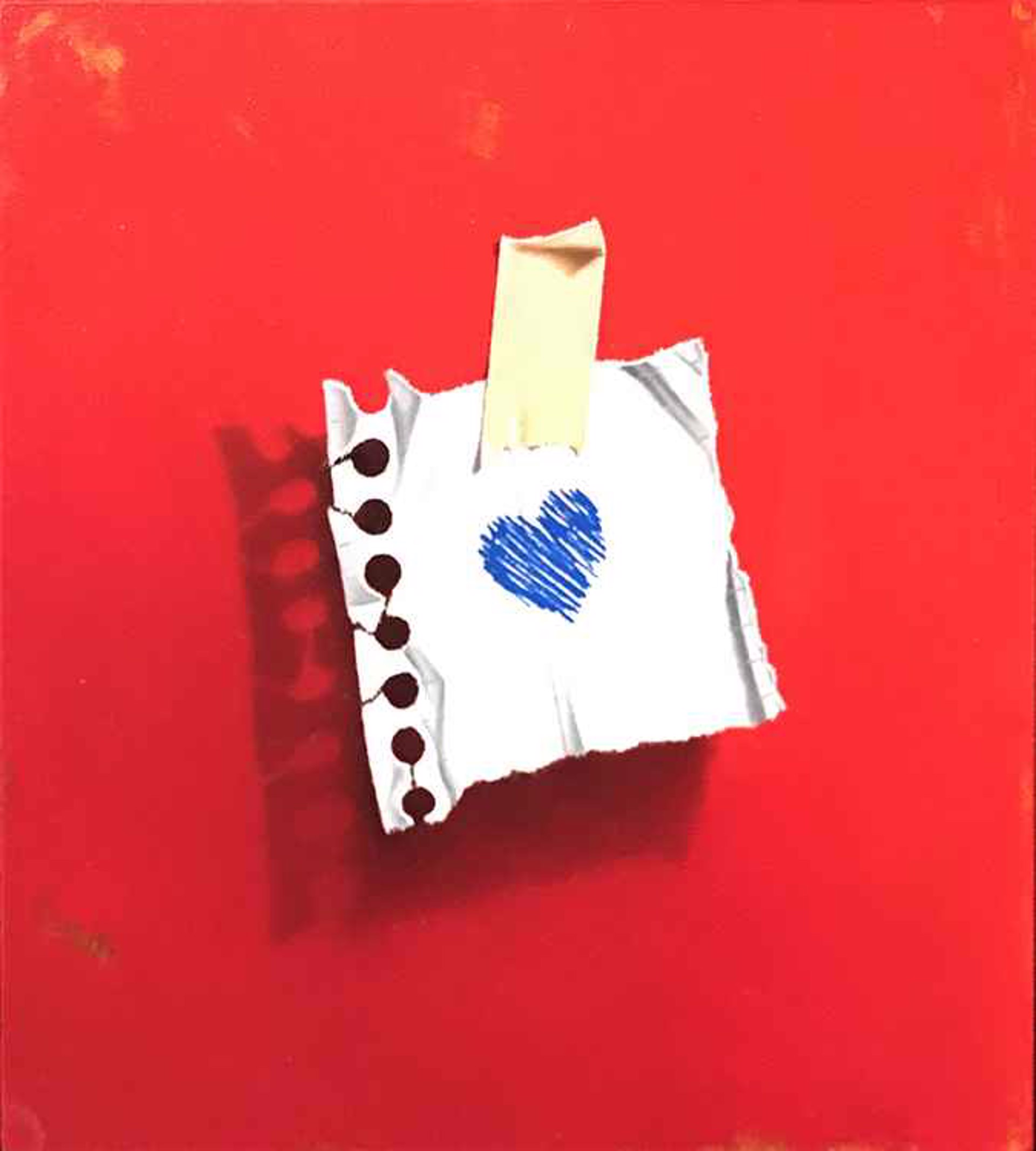 Blue Heart, Love Note by Otto Duecker