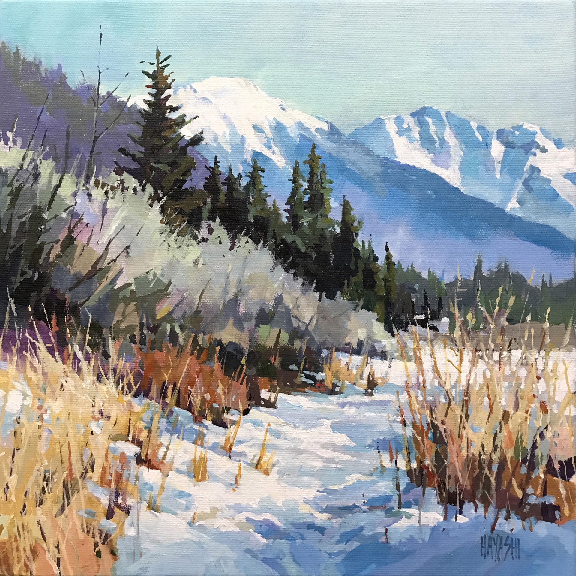 Snowy Trail by Randy Hayashi