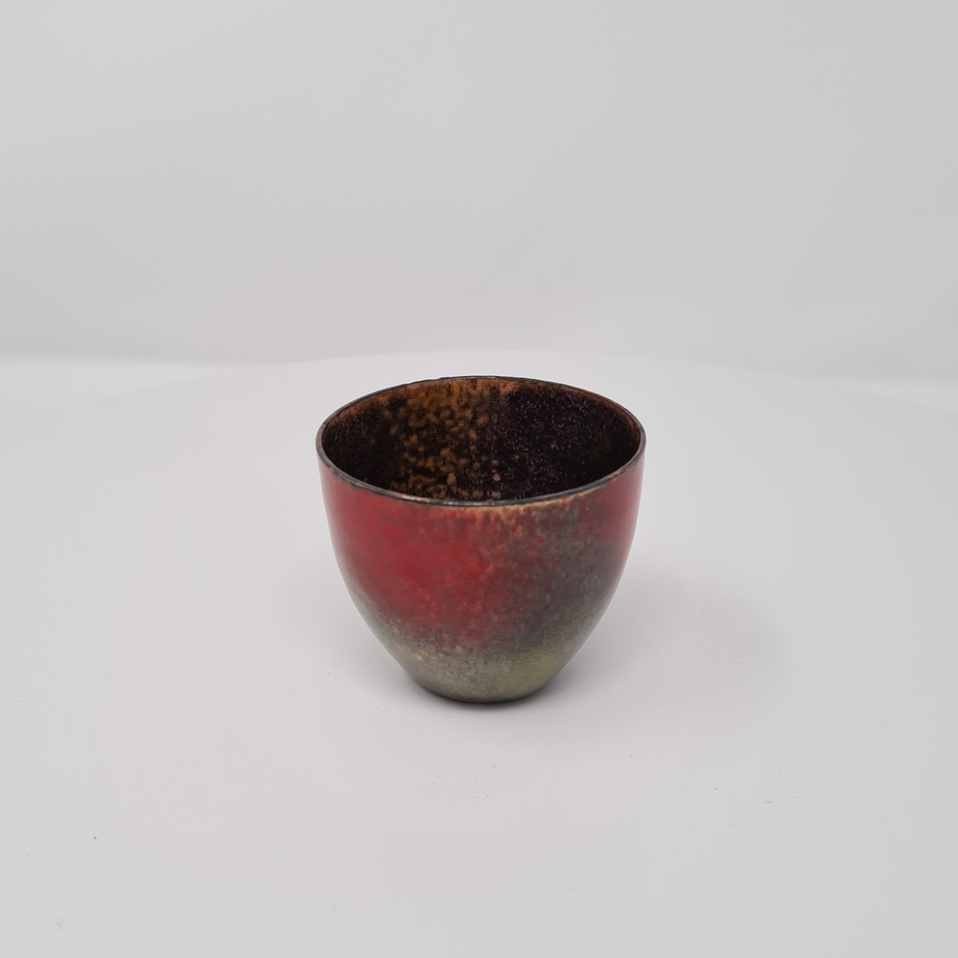 Enamel Copper Small Bowl by Lundsten Glazzard