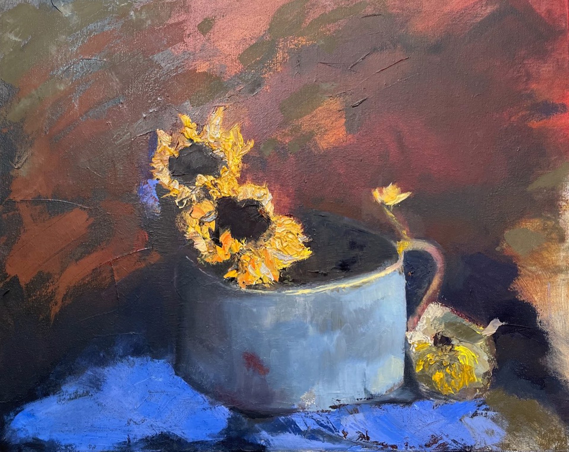 Two Sunflowers by Vered Pasternak