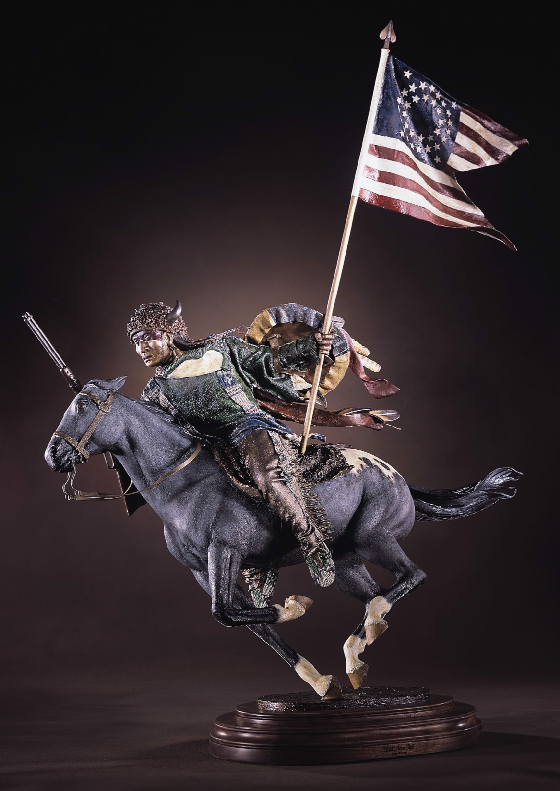 Red Horn Bull (masterwork) by Dave McGary (sculptor) (1958-2013)