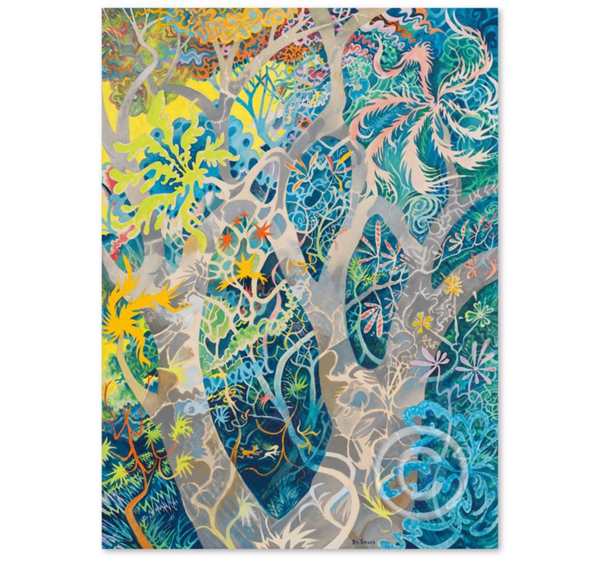 Chase In The Forest by Theodor Seuss Geisel