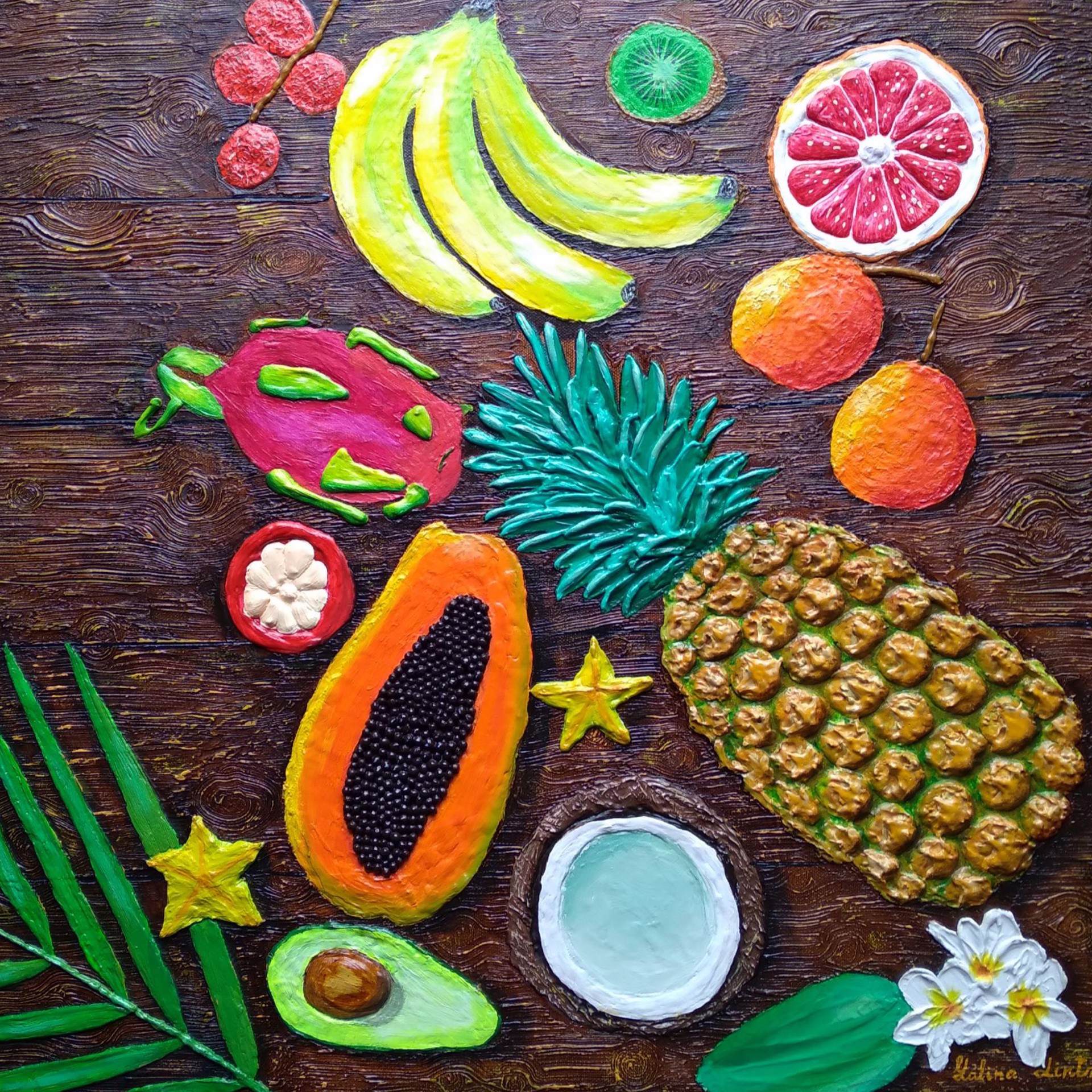 Tropical Fruits by Galina Lintz