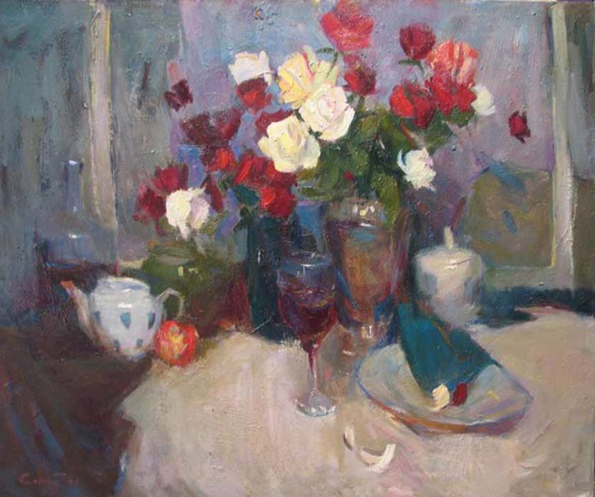 Wine and Roses by Sergei Kovalenko