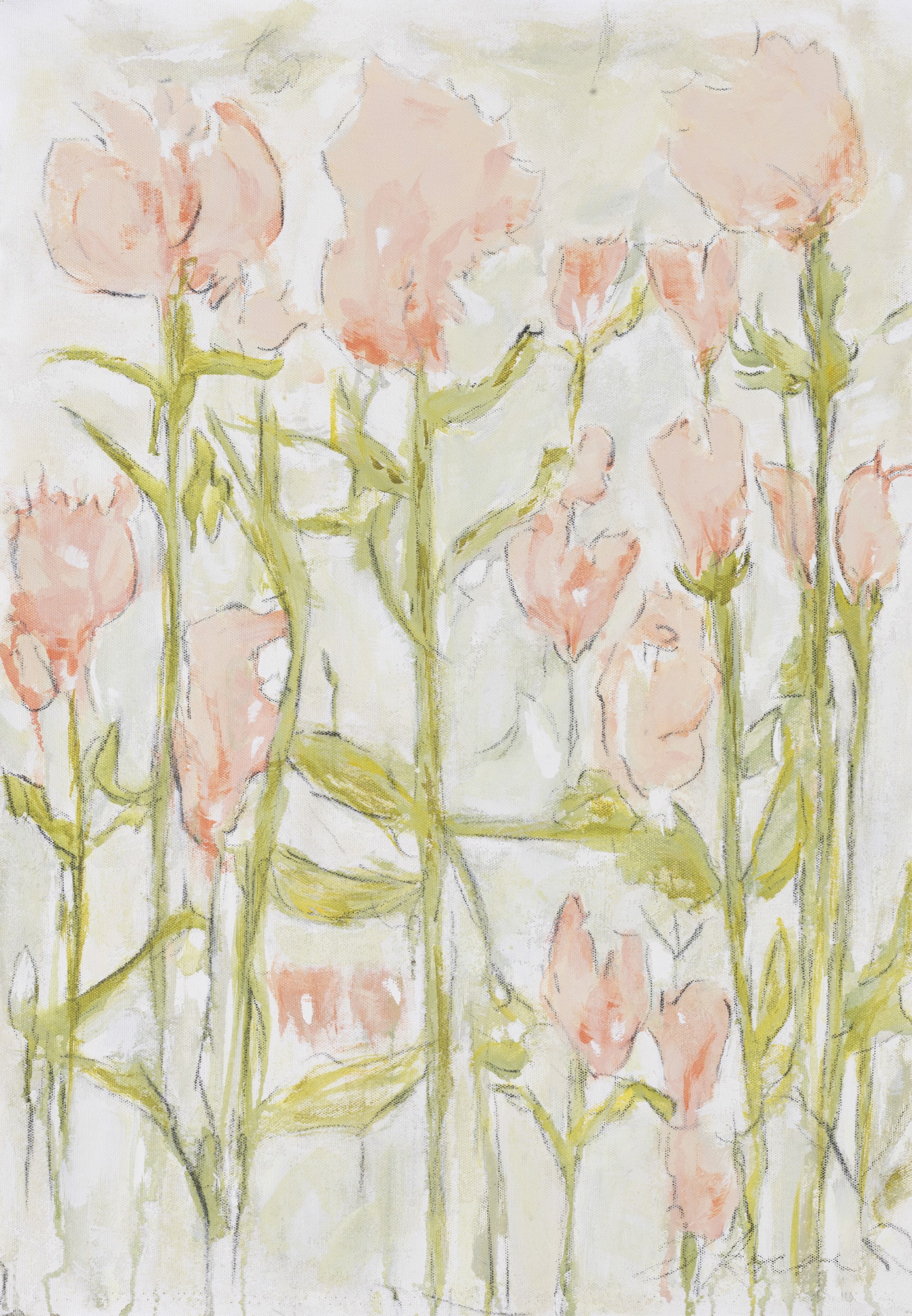 Full Clove Pinks I by Teresa Roche