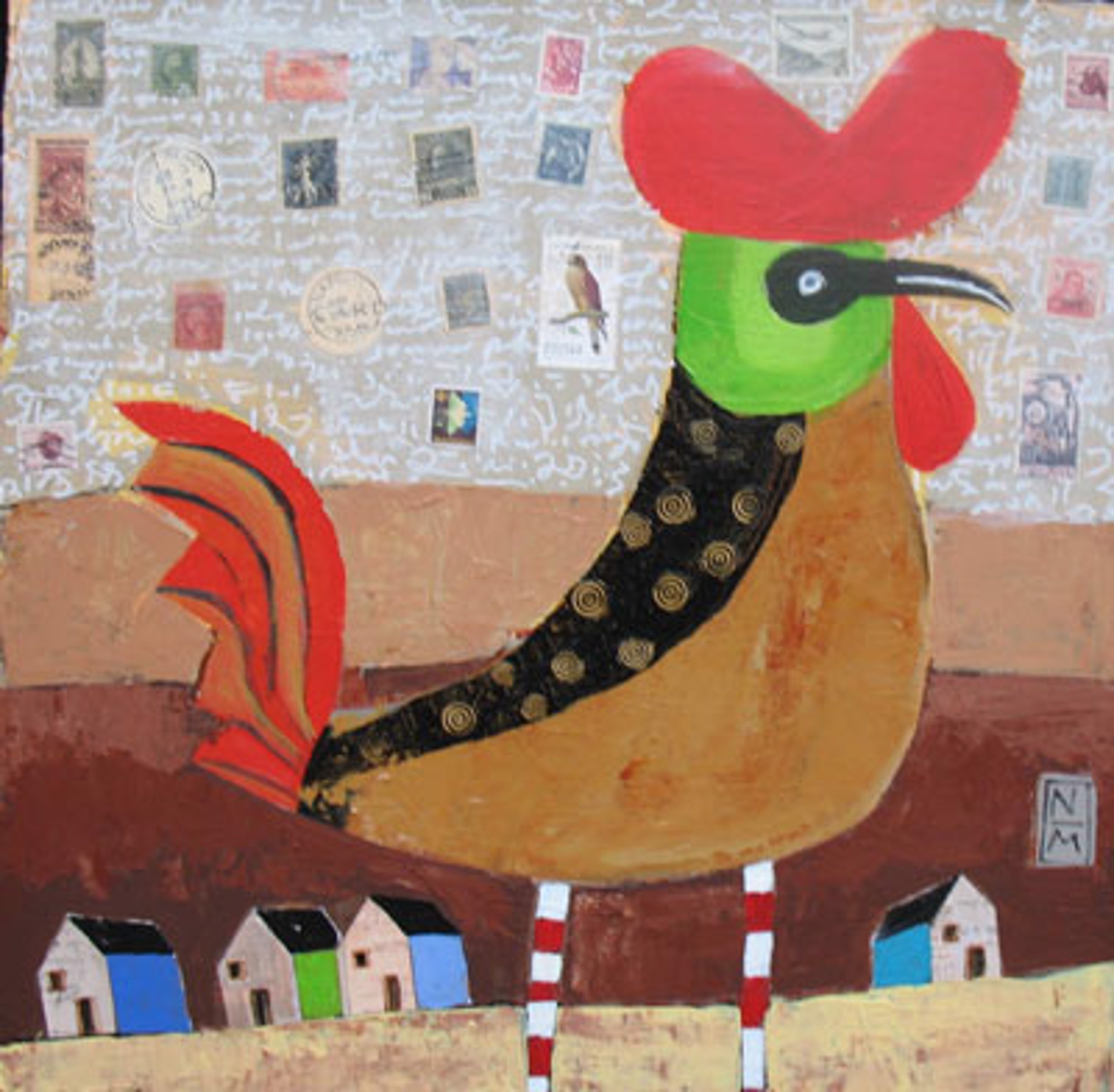 Traveling Rooster by Nathaniel Mather