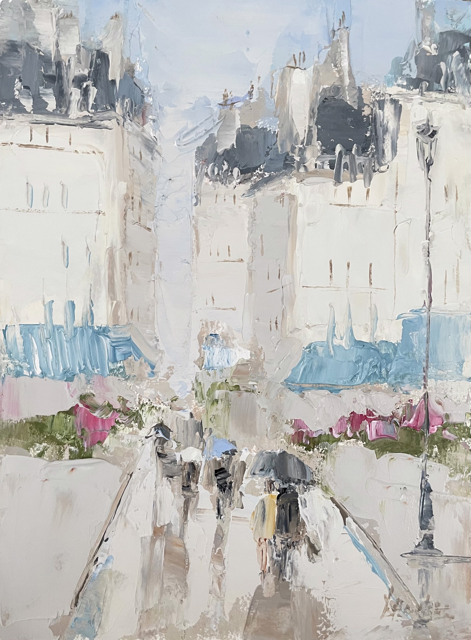 Paris Street {SOLD} by Barbara Flowers