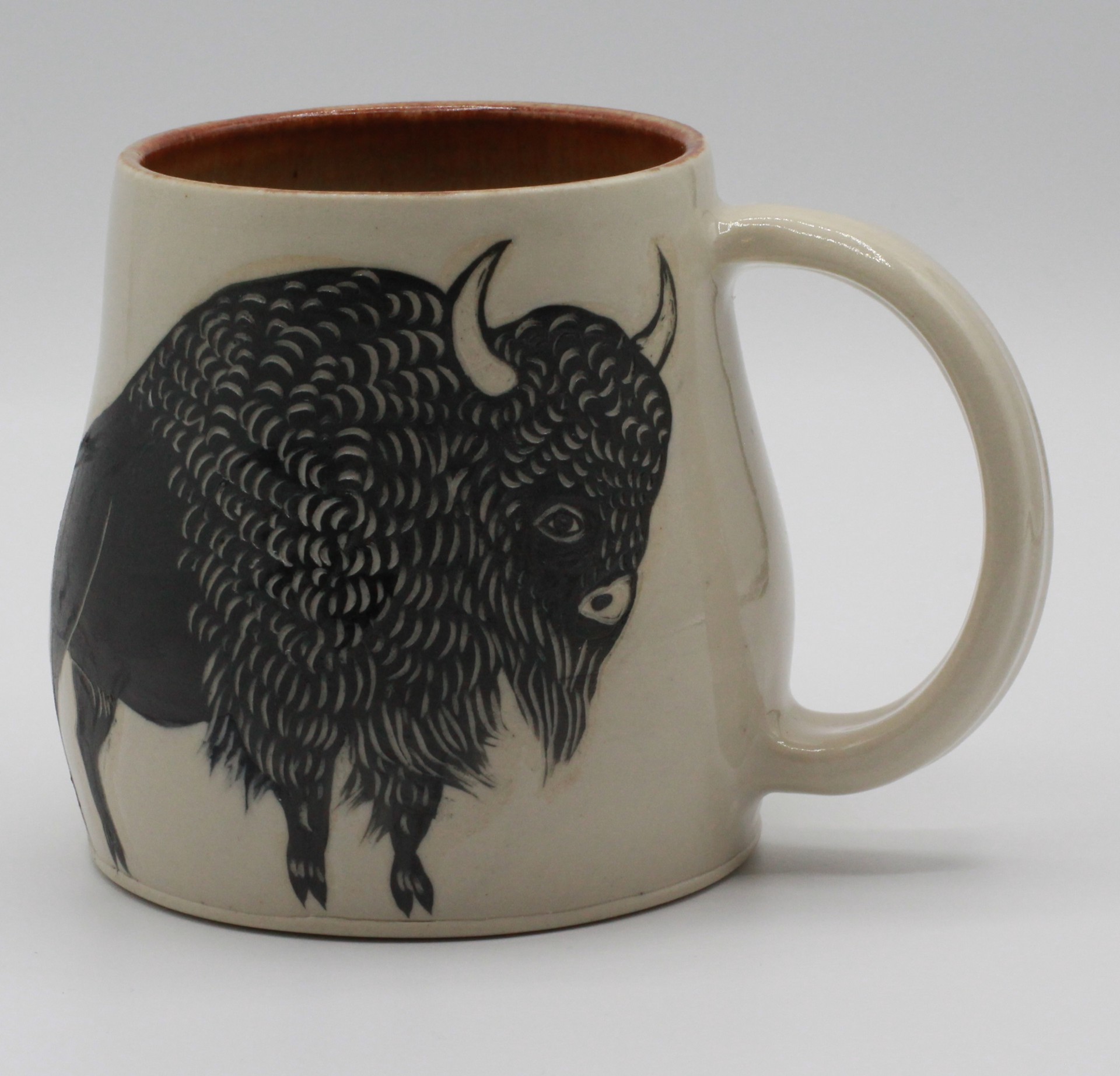 Bison Handle Mug by Christine Sutton