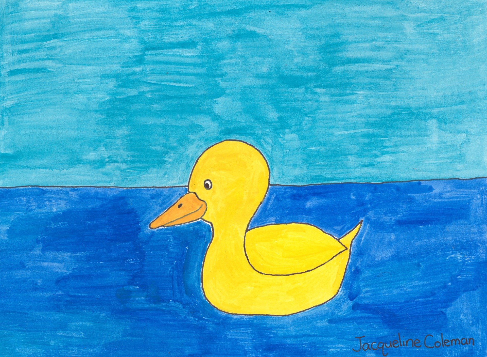 A Baby Duck is Going for a Swim by Jacqueline Coleman