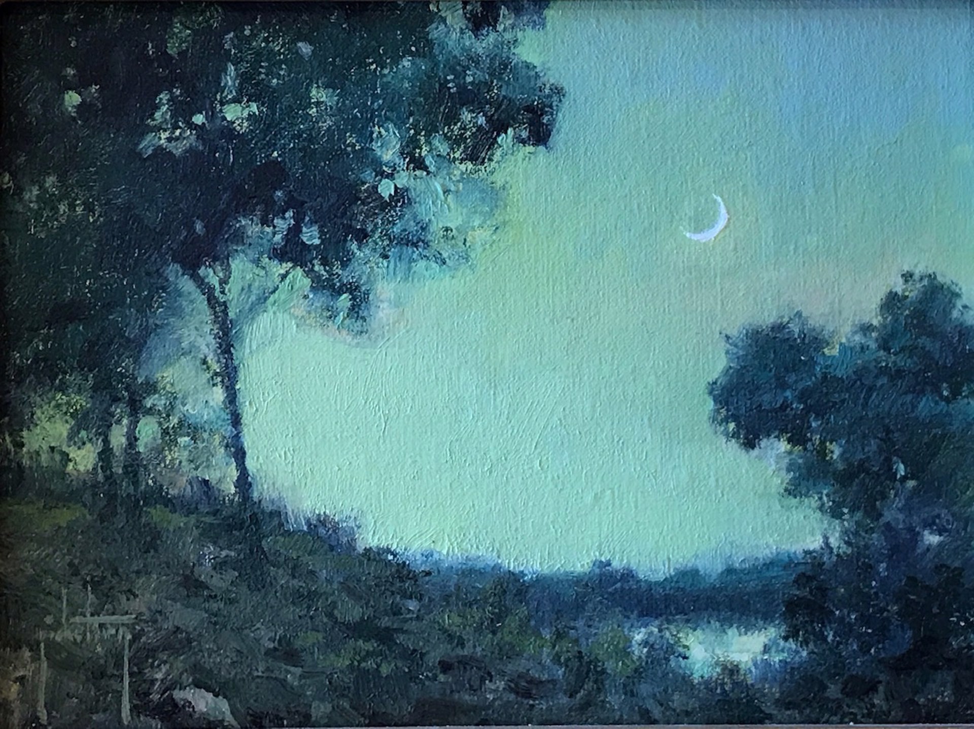 Crescent Moon by Jerry Ricketson