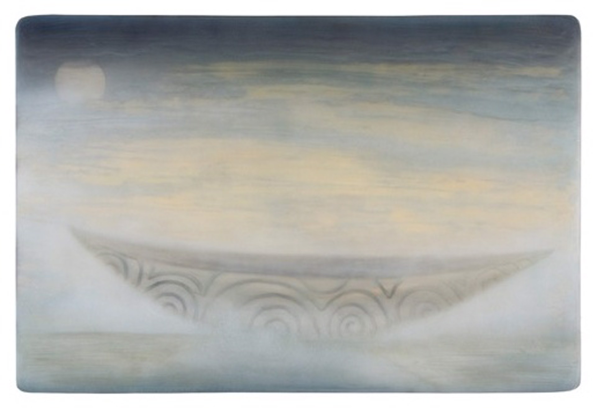 Canoe in a Blue Fog by STEVE JENSEN