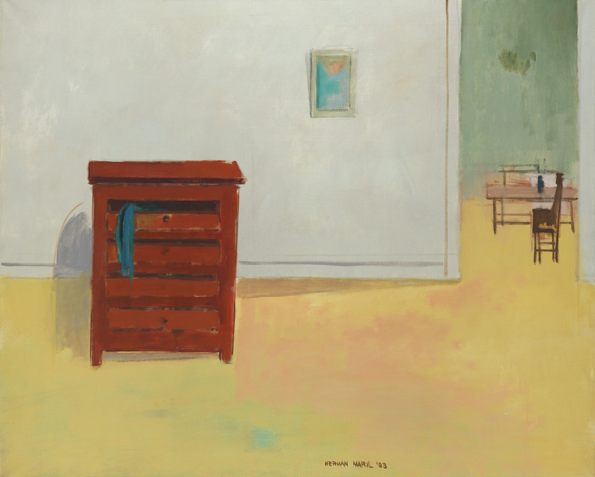 Interior with Dresser by Herman Maril