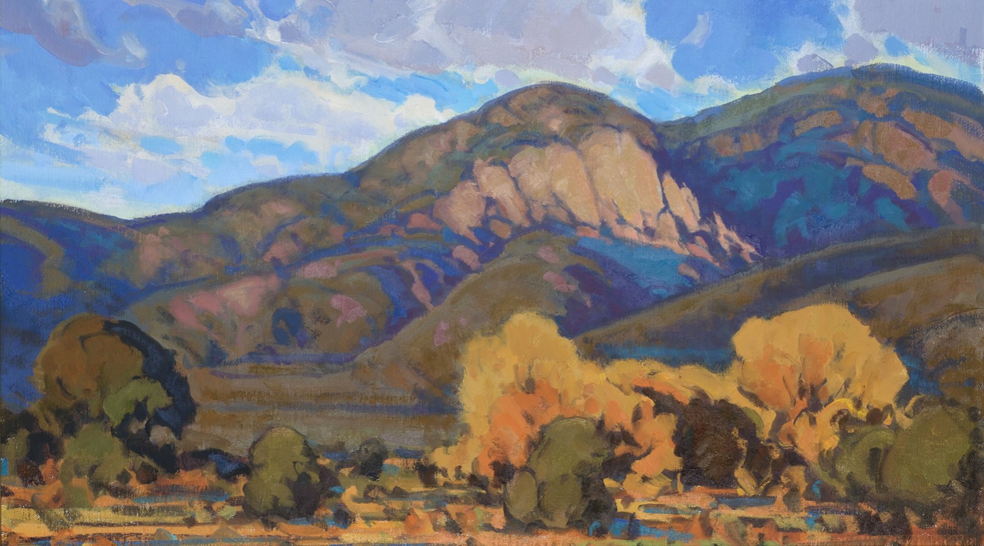 Autumn, Taos Ridge by Bill Gallen