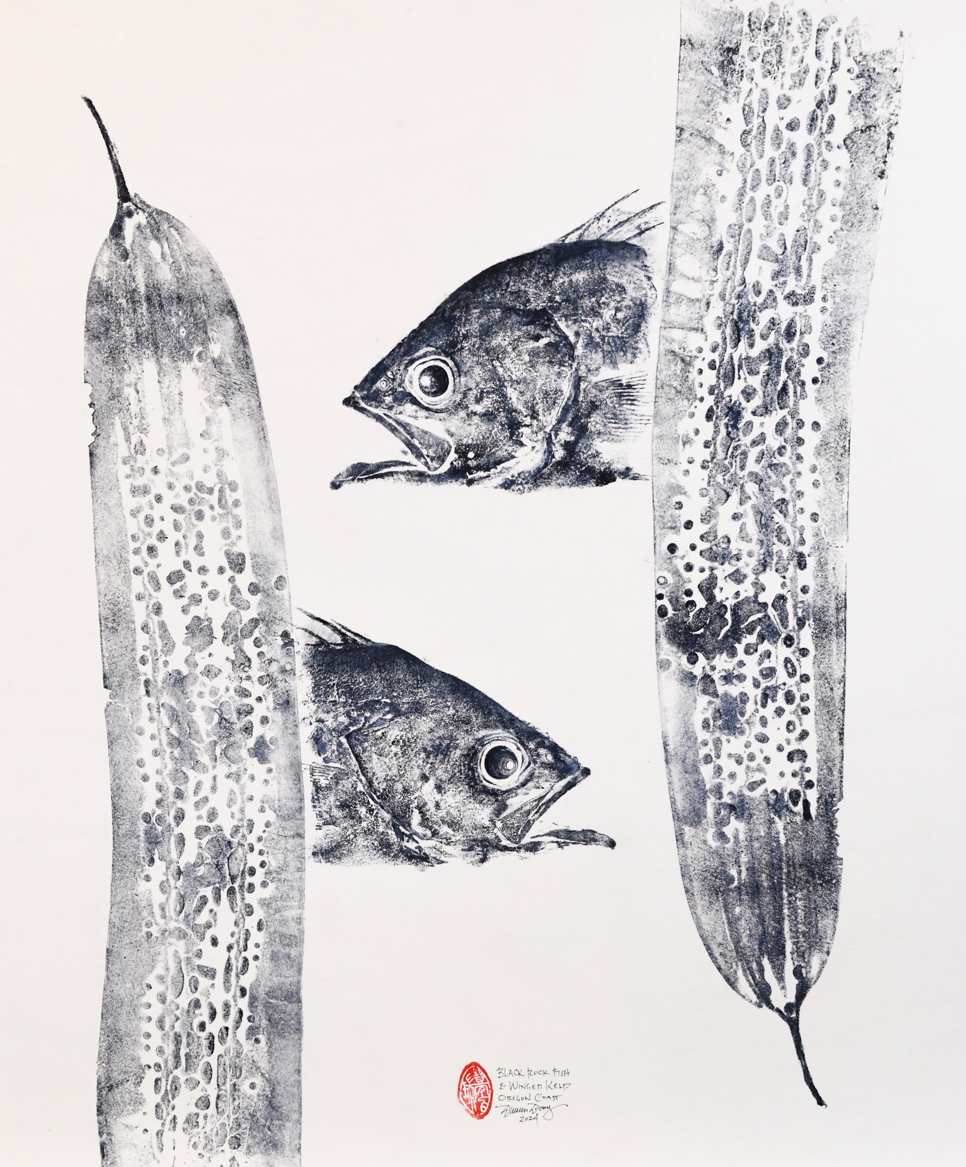 Twin Rockfish with Seersucker Seaweed by Duncan Berry