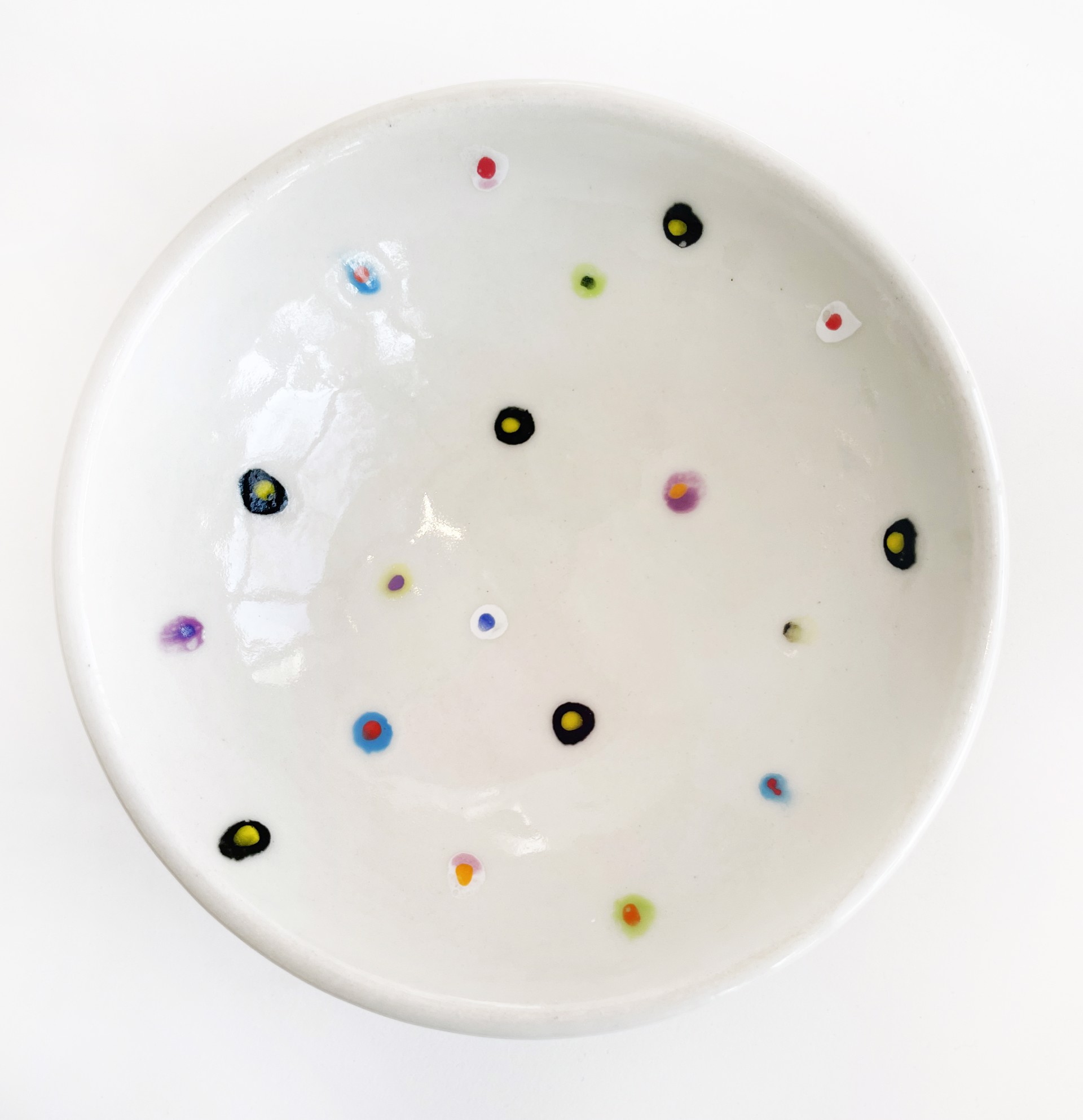 Medium Dotted Bowl by Bean Finneran