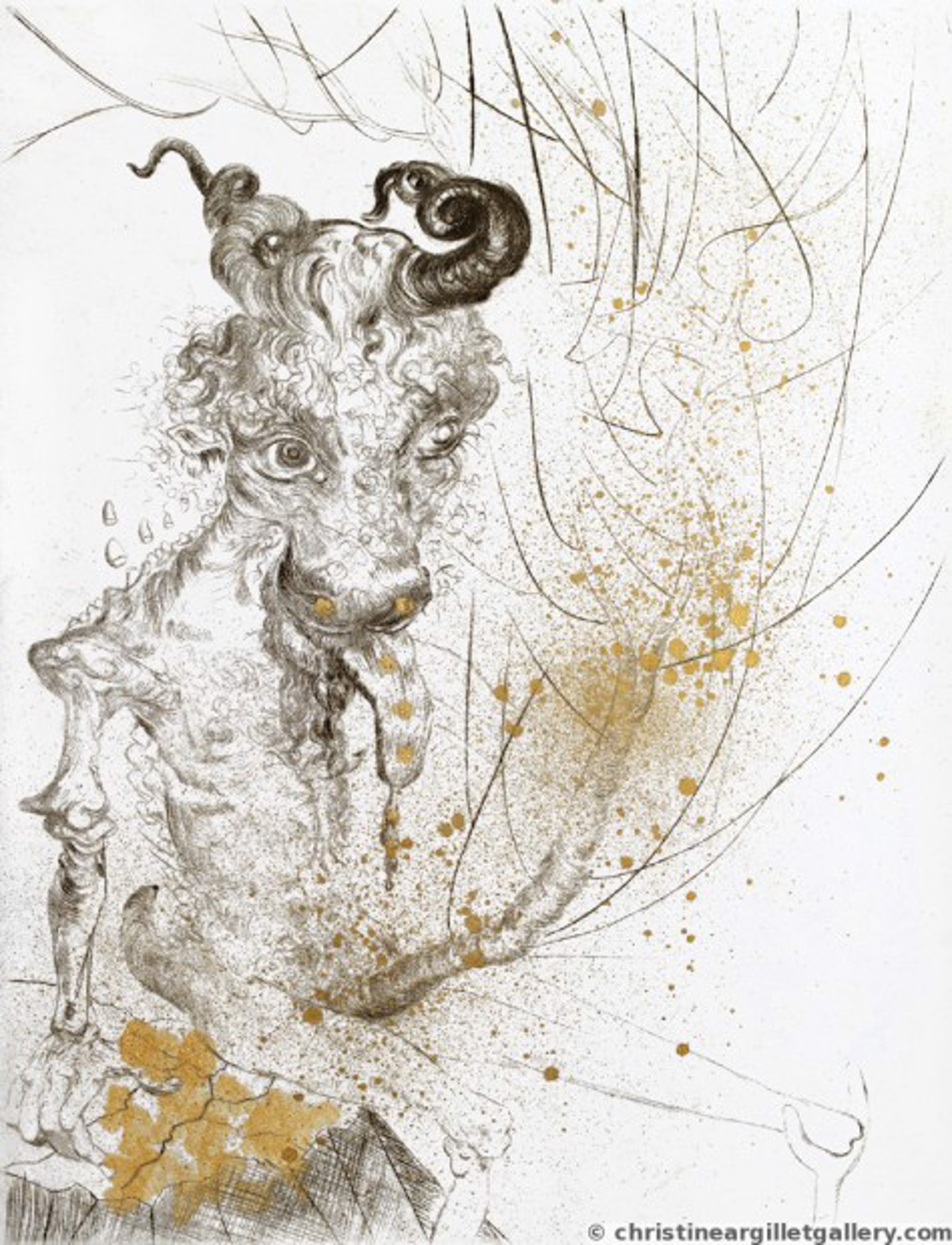 Faust "Golden Veal" by Salvador Dali