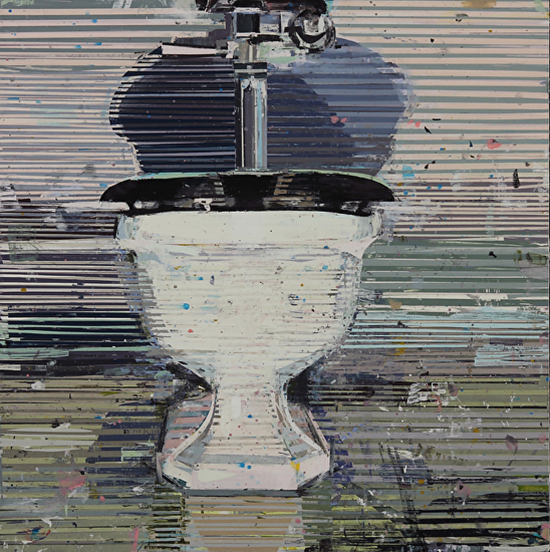 Noonan Toilet Portrait no. 3 by Kim Frohsin