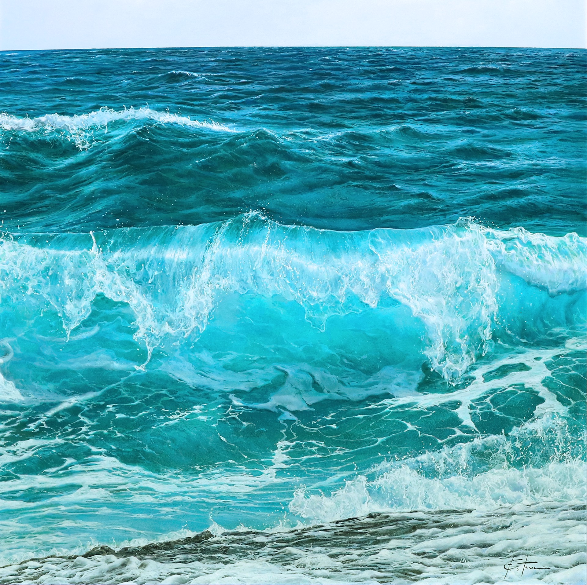 "Aqua Blue Waters" by Marc Esteve