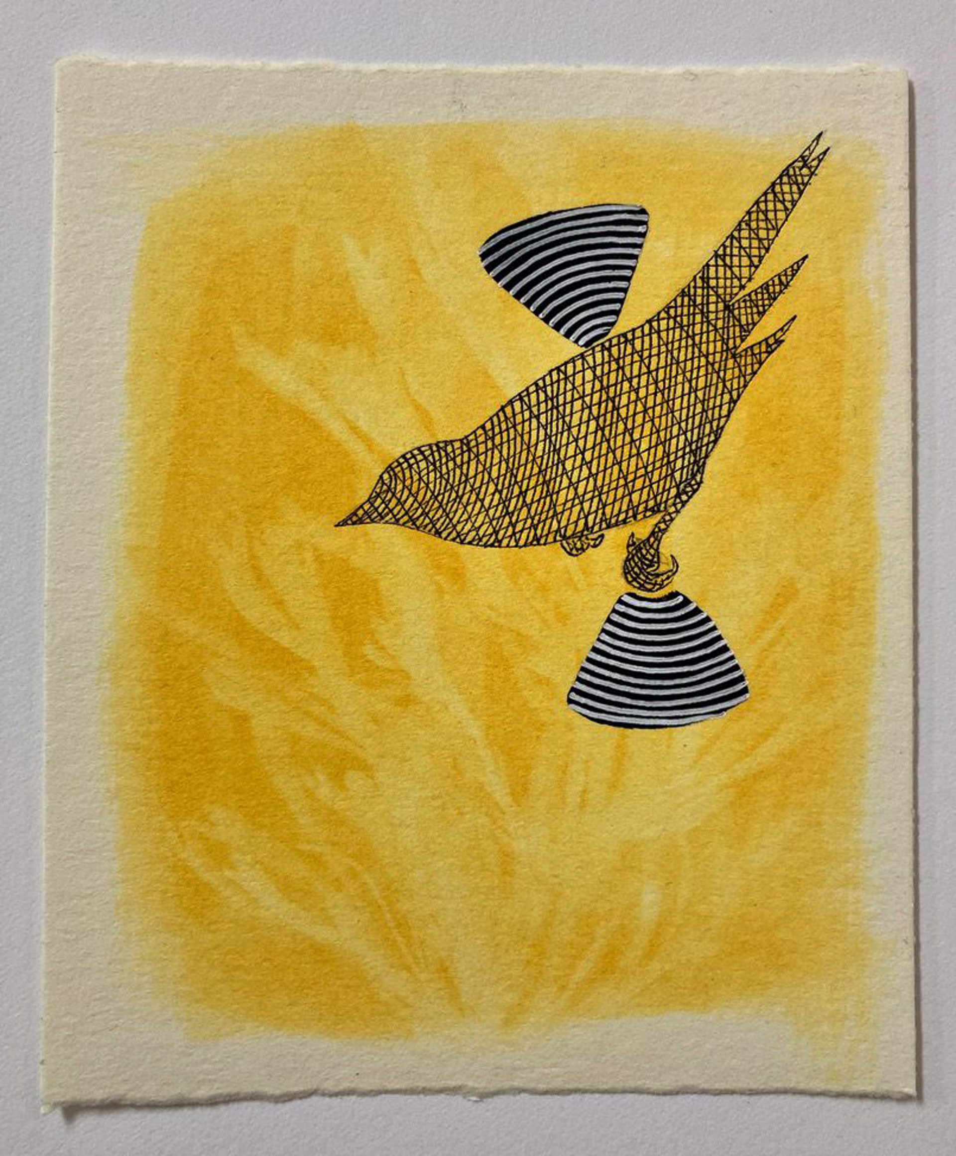Summer Series #1 (Yellow bird) by Kirsten Furlong