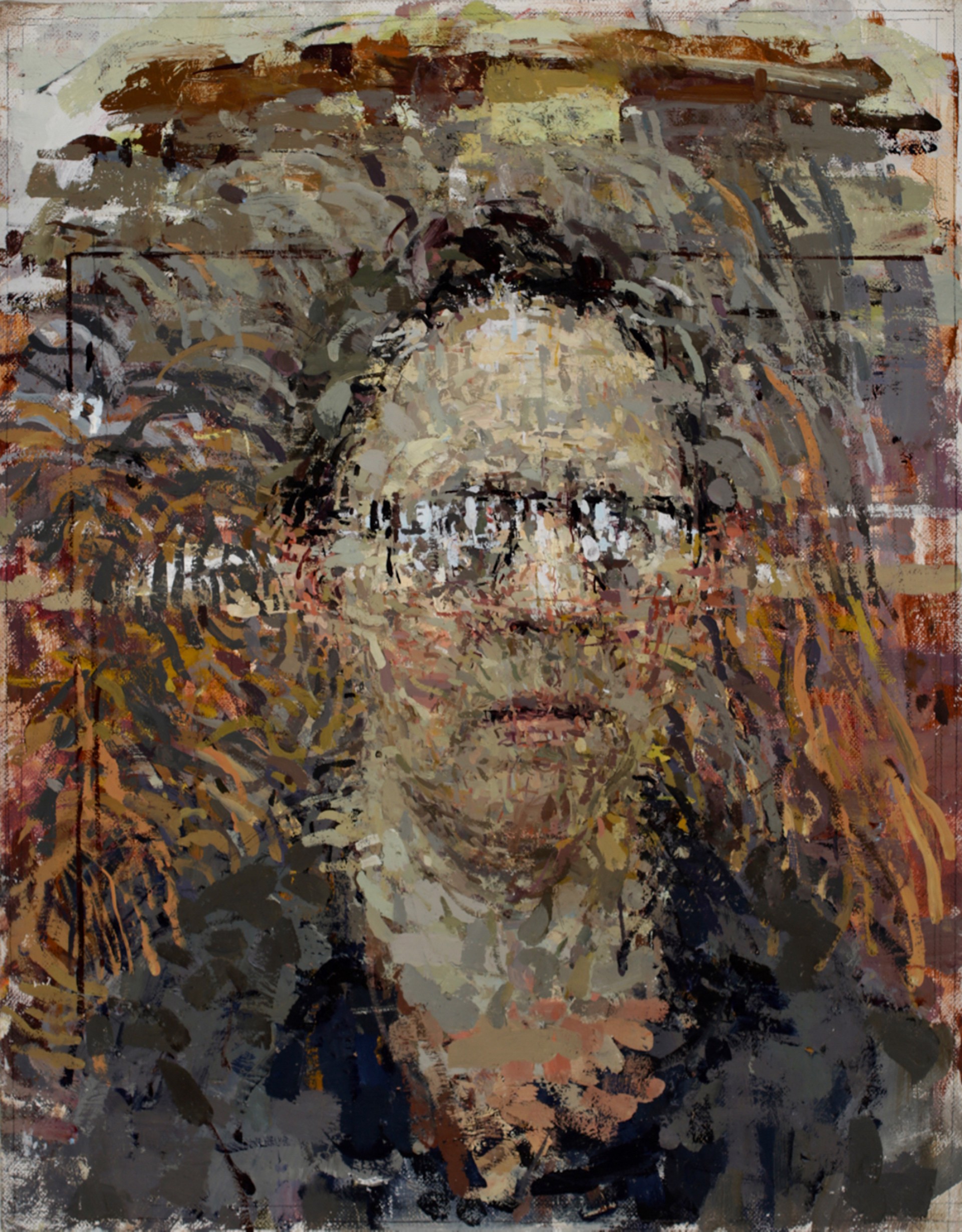 Portrait with Glasses by Ann Gale