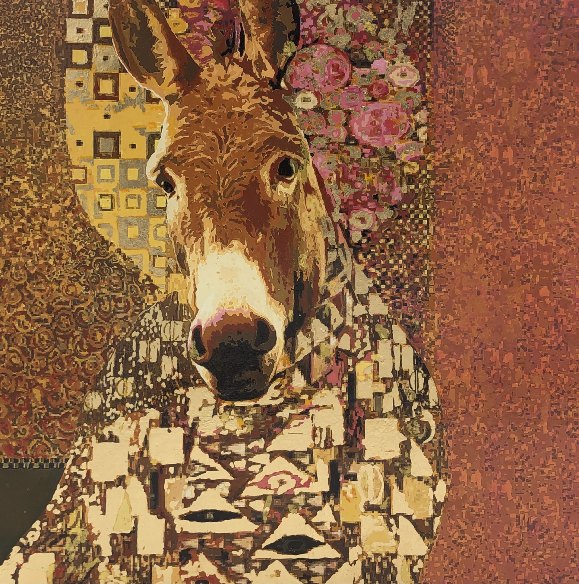 Klimt Donkey by James Kirkland