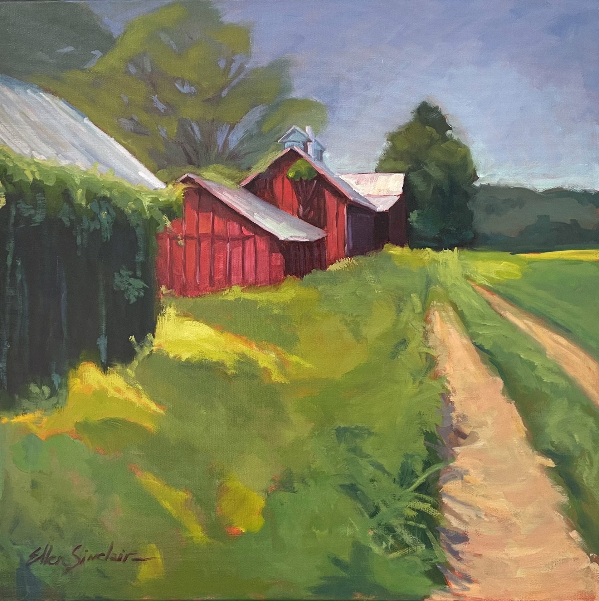 Red Barns by Ellen Sinclair