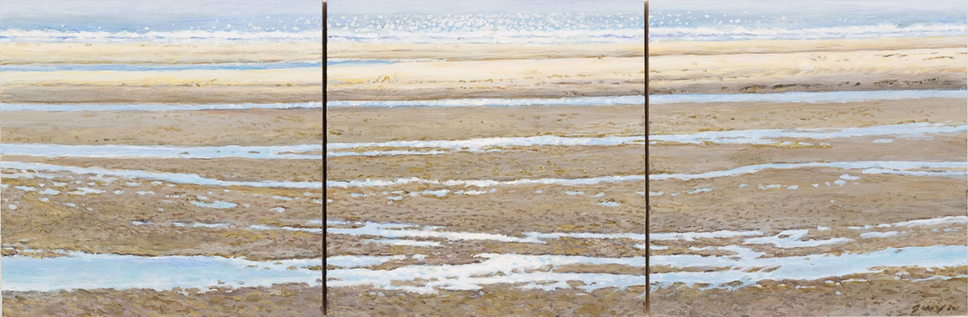 Estuary (triptych) by Woody Gwyn