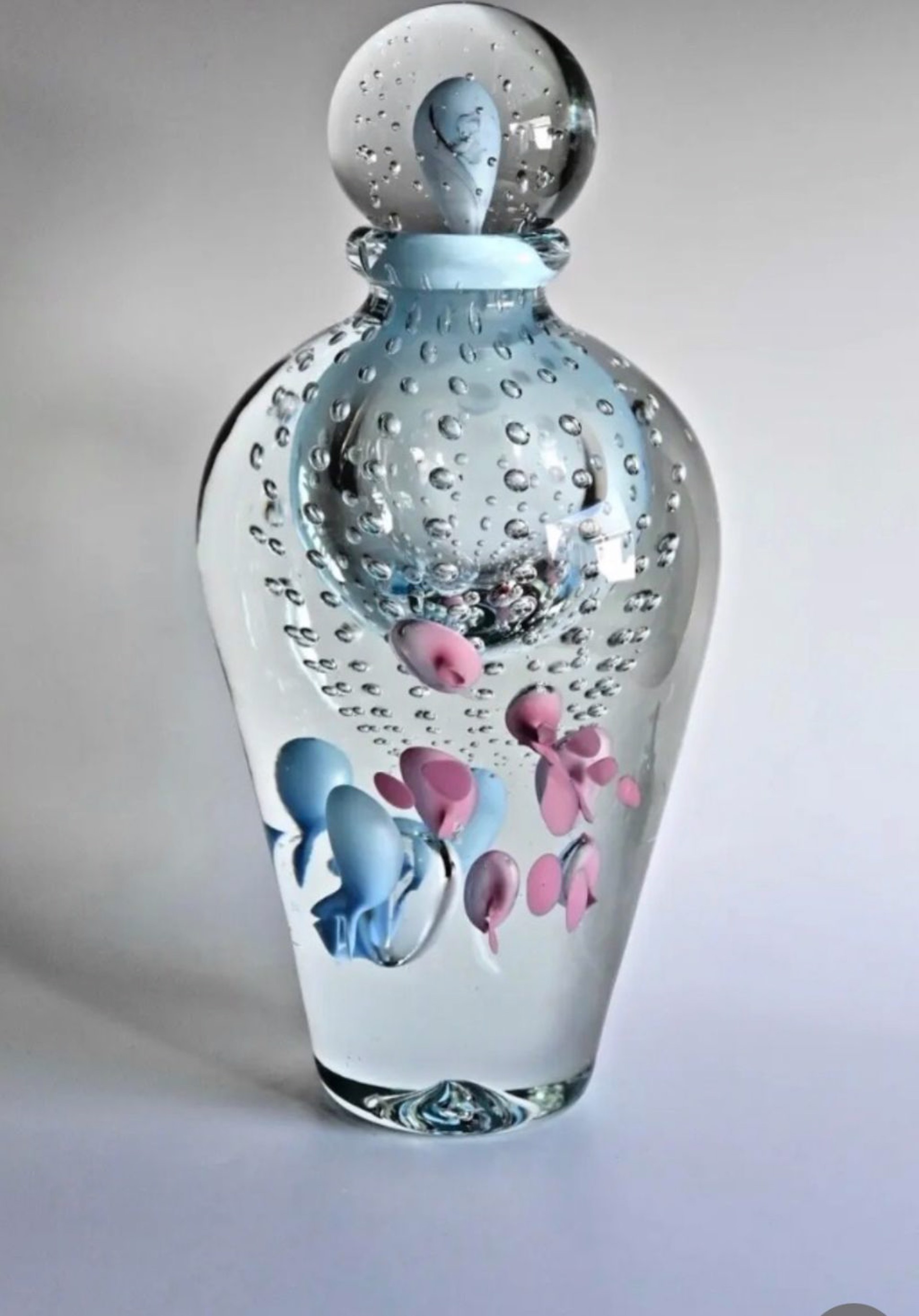 Glass Scented Vase by Jean Cluade Novaro