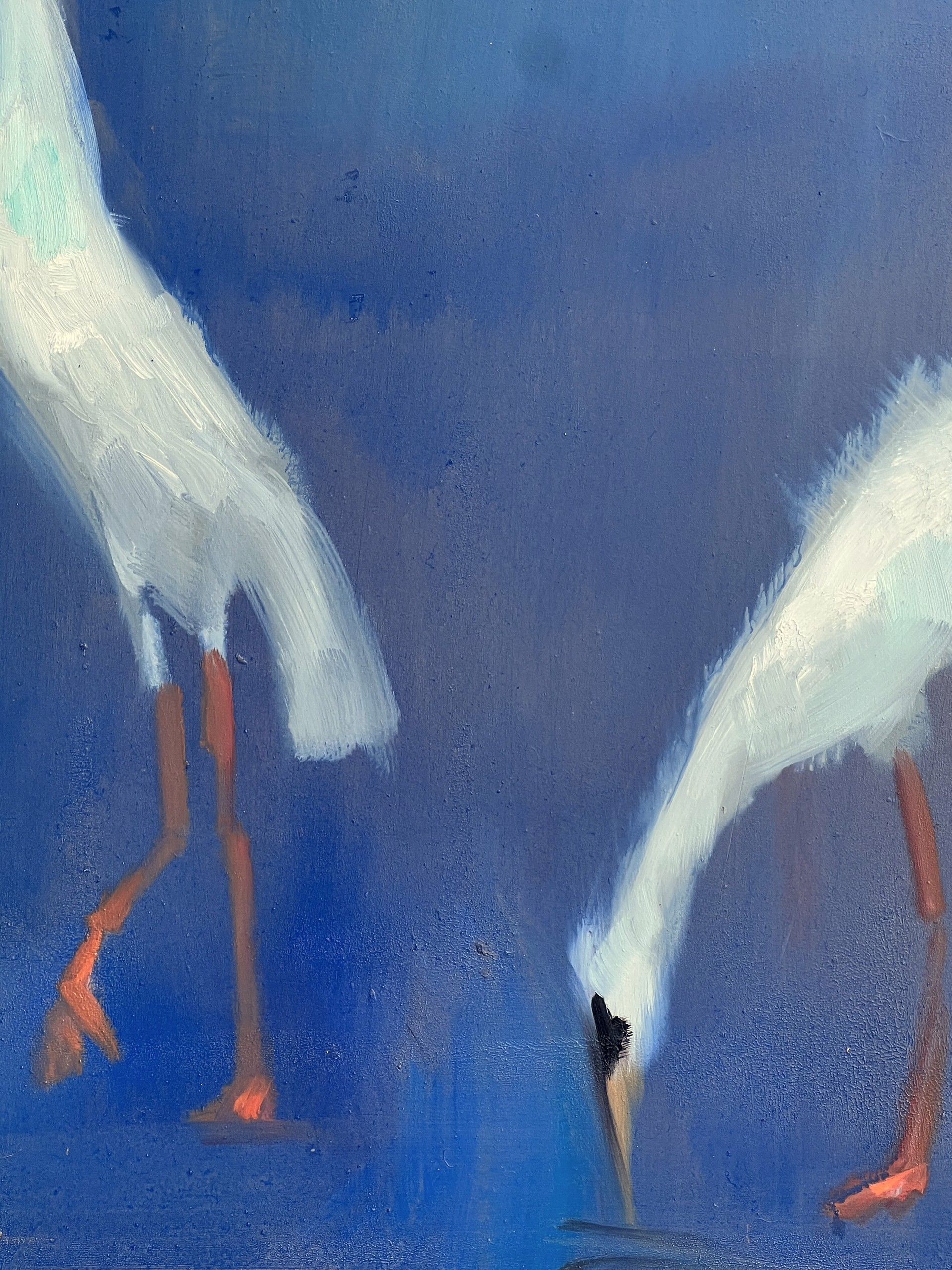Two Cranes by Greg Decker