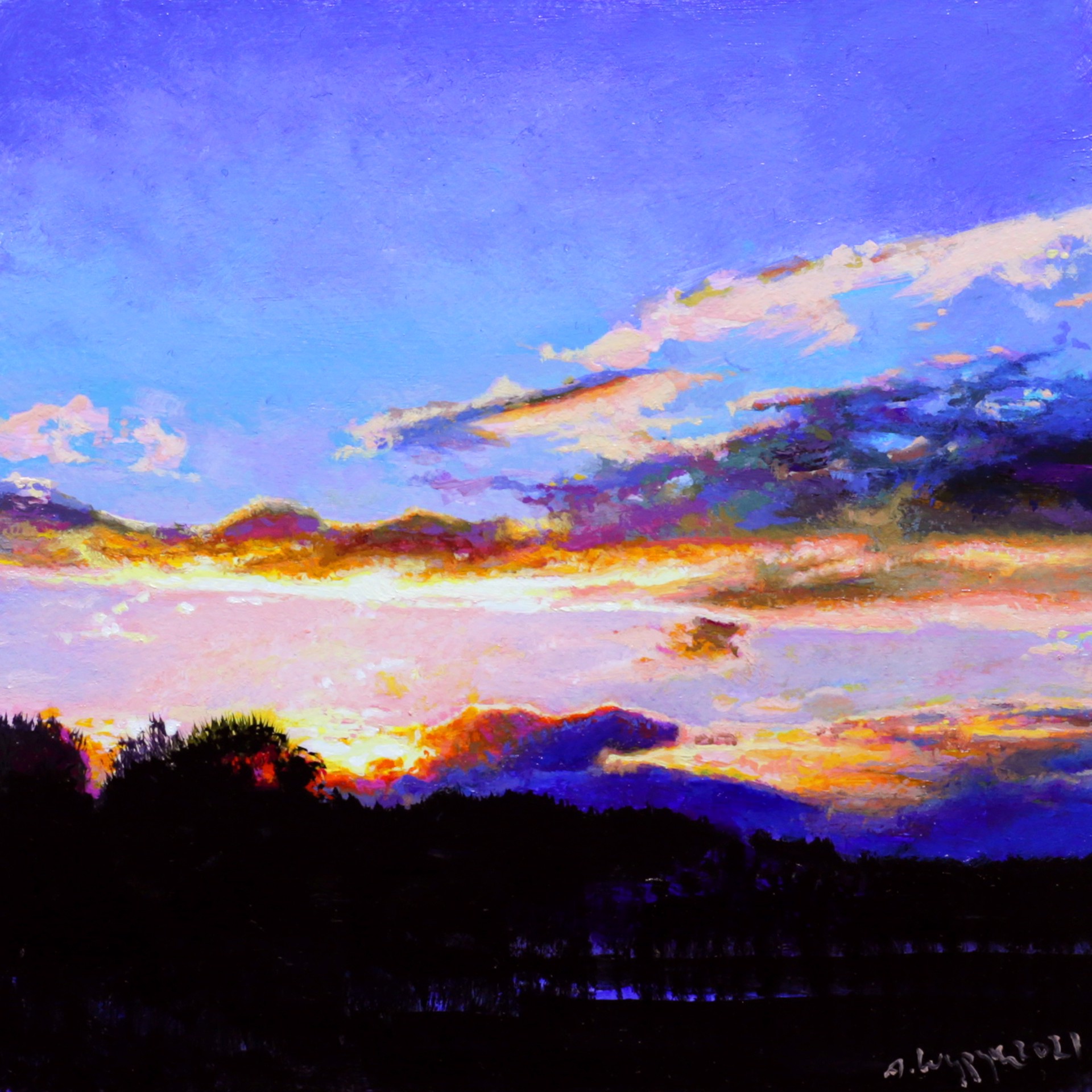 Happy Sunset by Anna Wypych