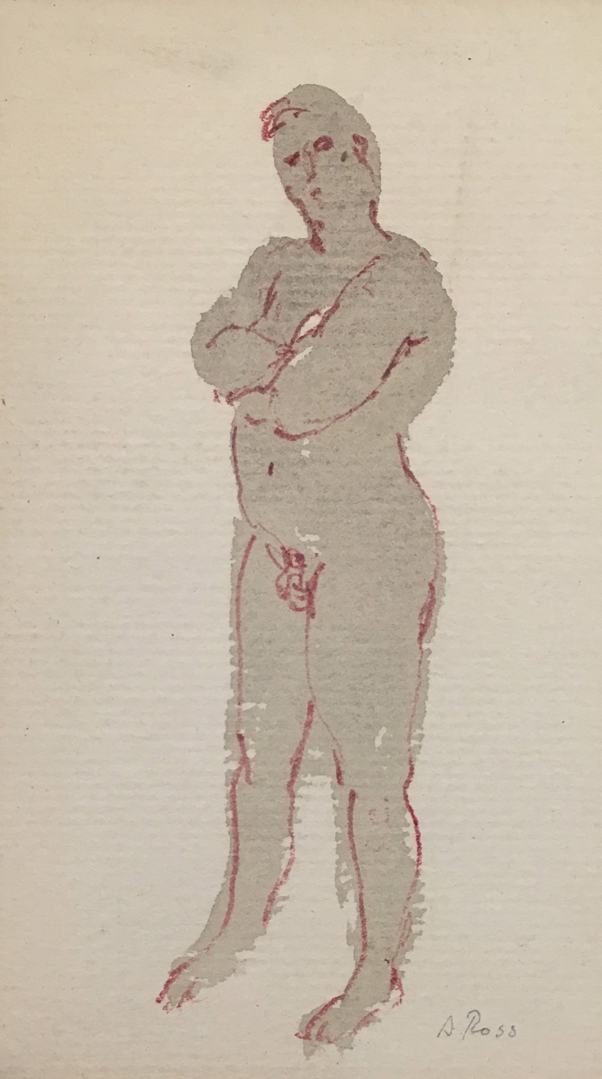 Portly Male Nude by Alvin Ross