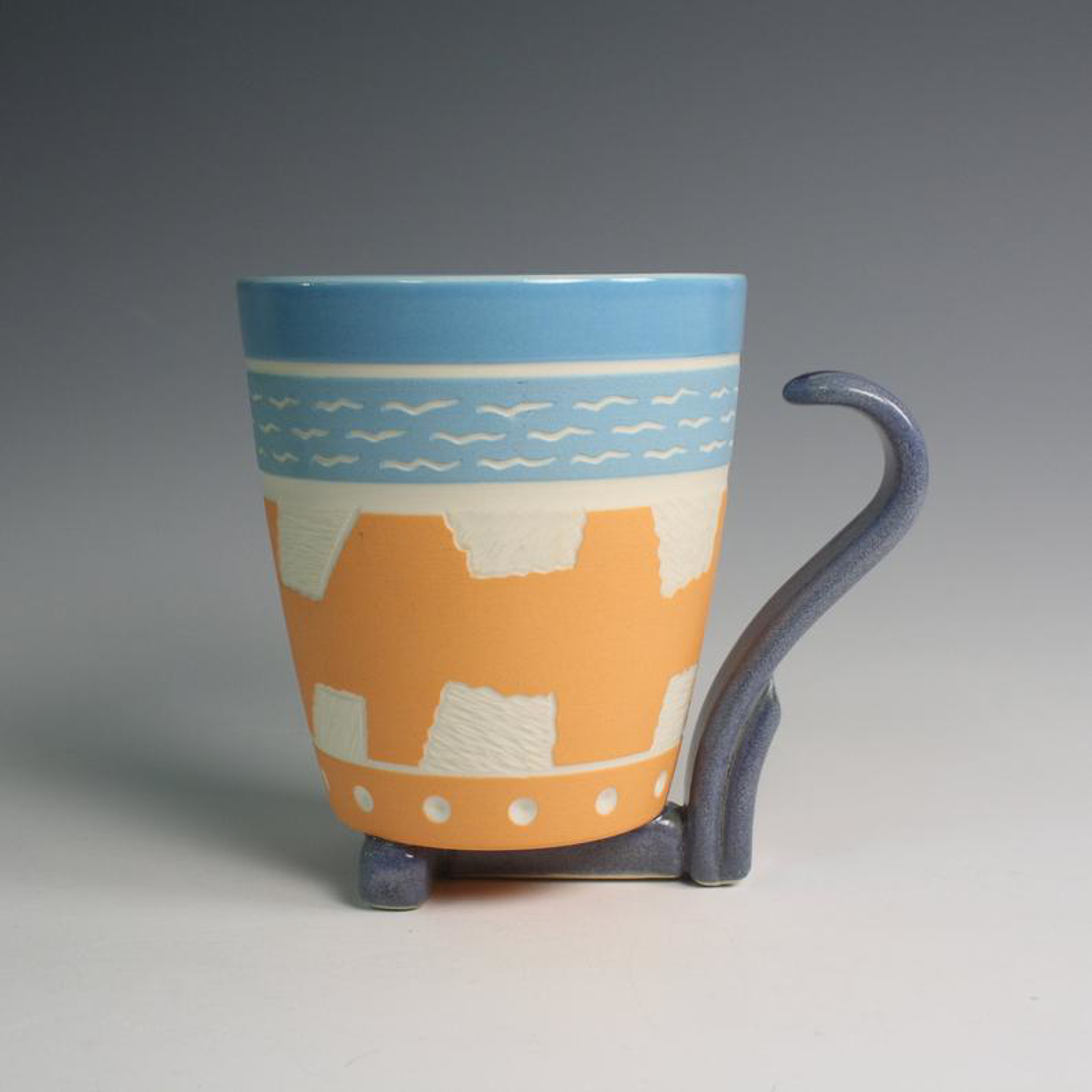 Mug (Orange/Blue) by Chris Casey
