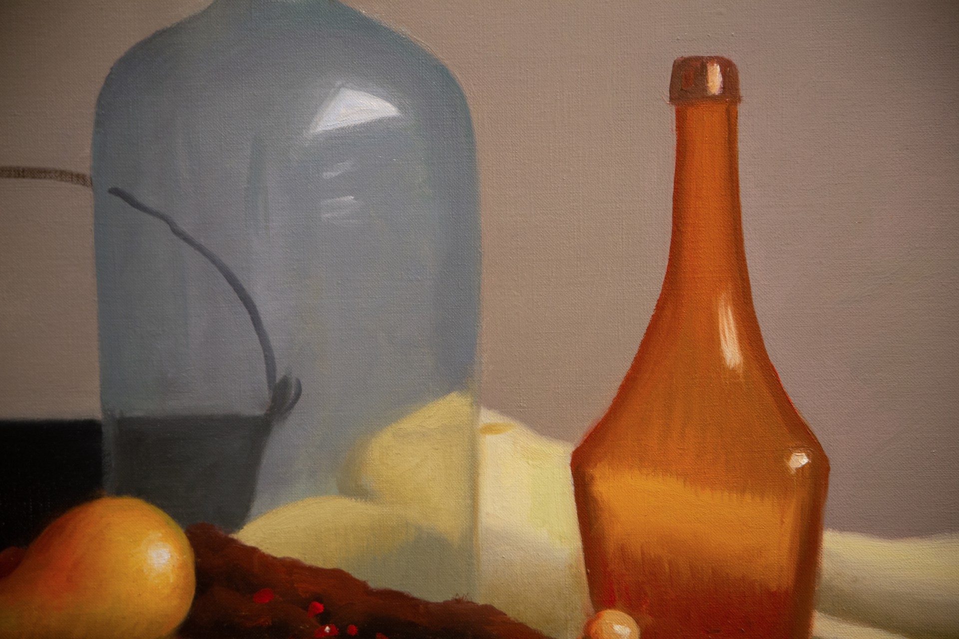 Arrangement with Two Bottles and an Iron Kettle by Robert Douglas Hunter
