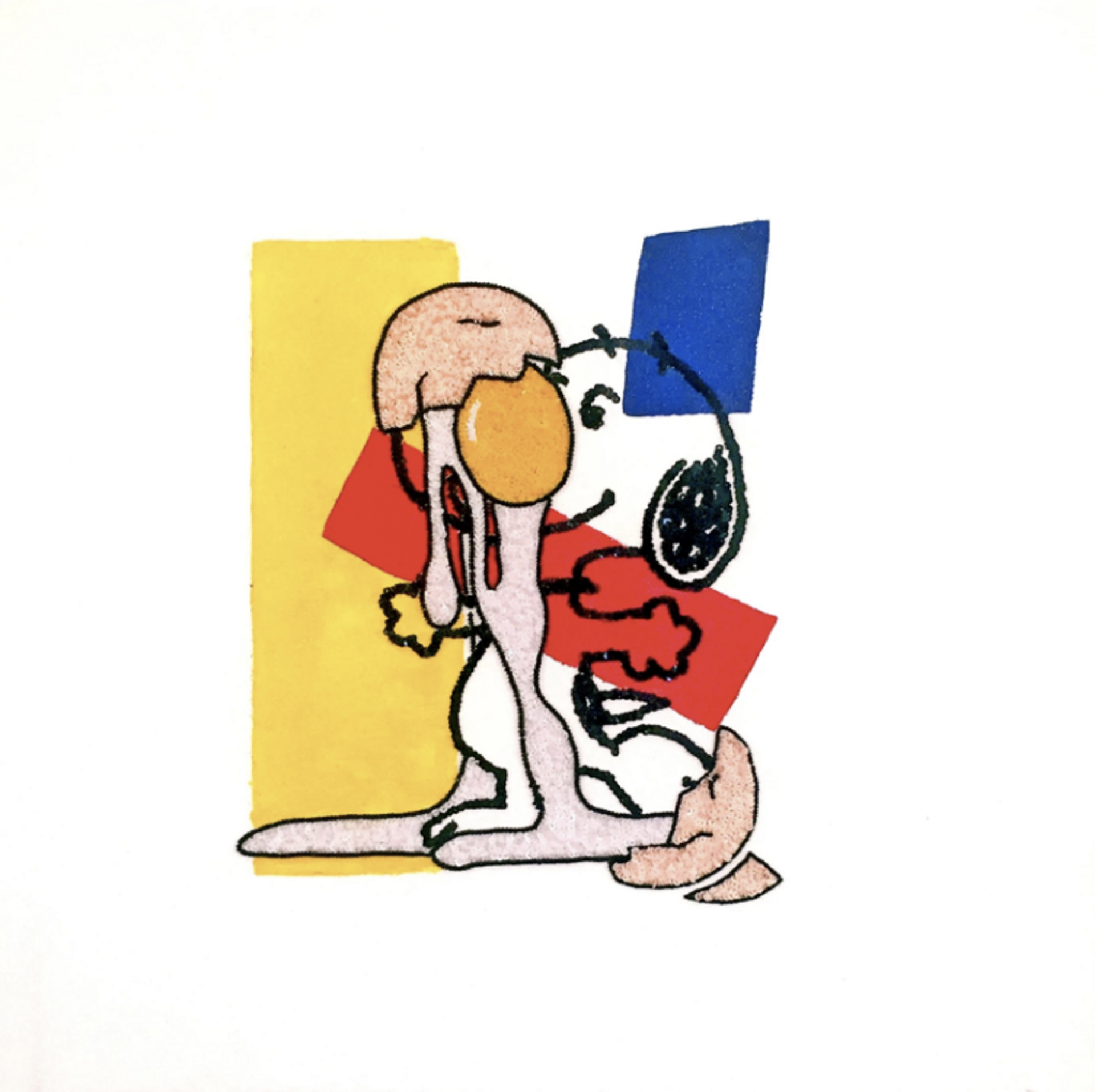 Snoopy egg III by Philip Colbert