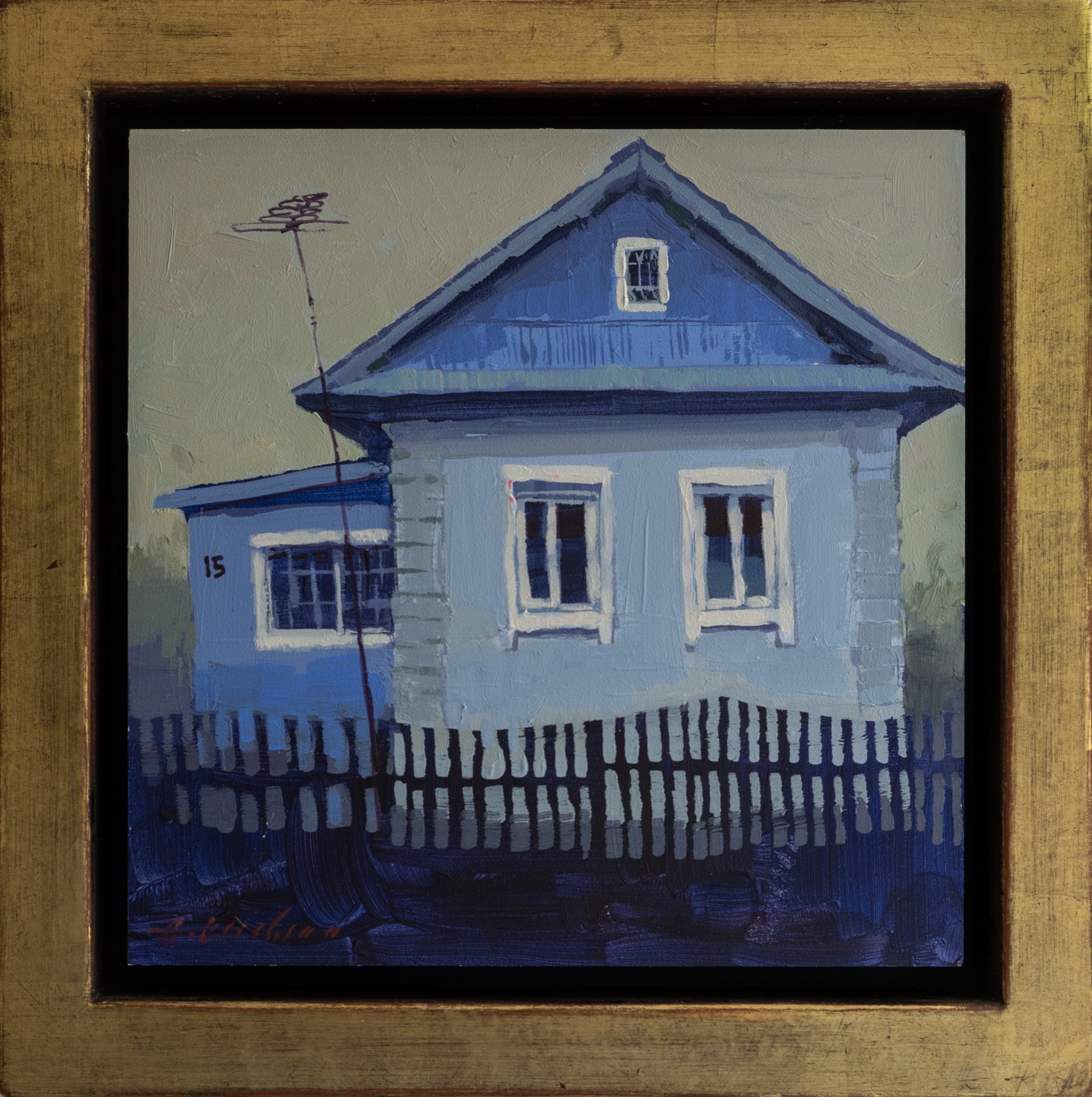 Kostroma Cottage - Blue by Aimee Erickson