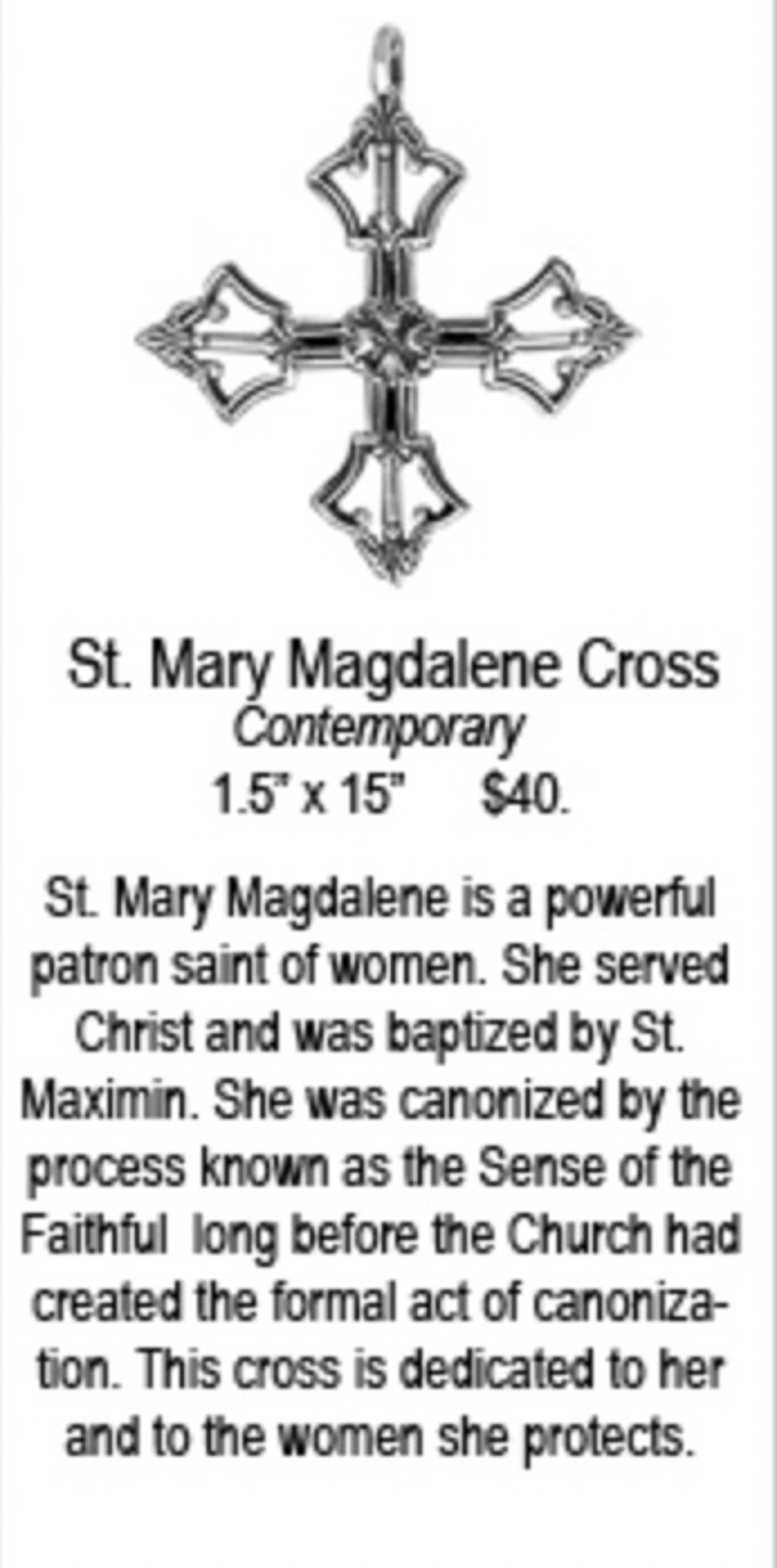 Cross - St. Mary Magdalene 9521 by Deanne McKeown