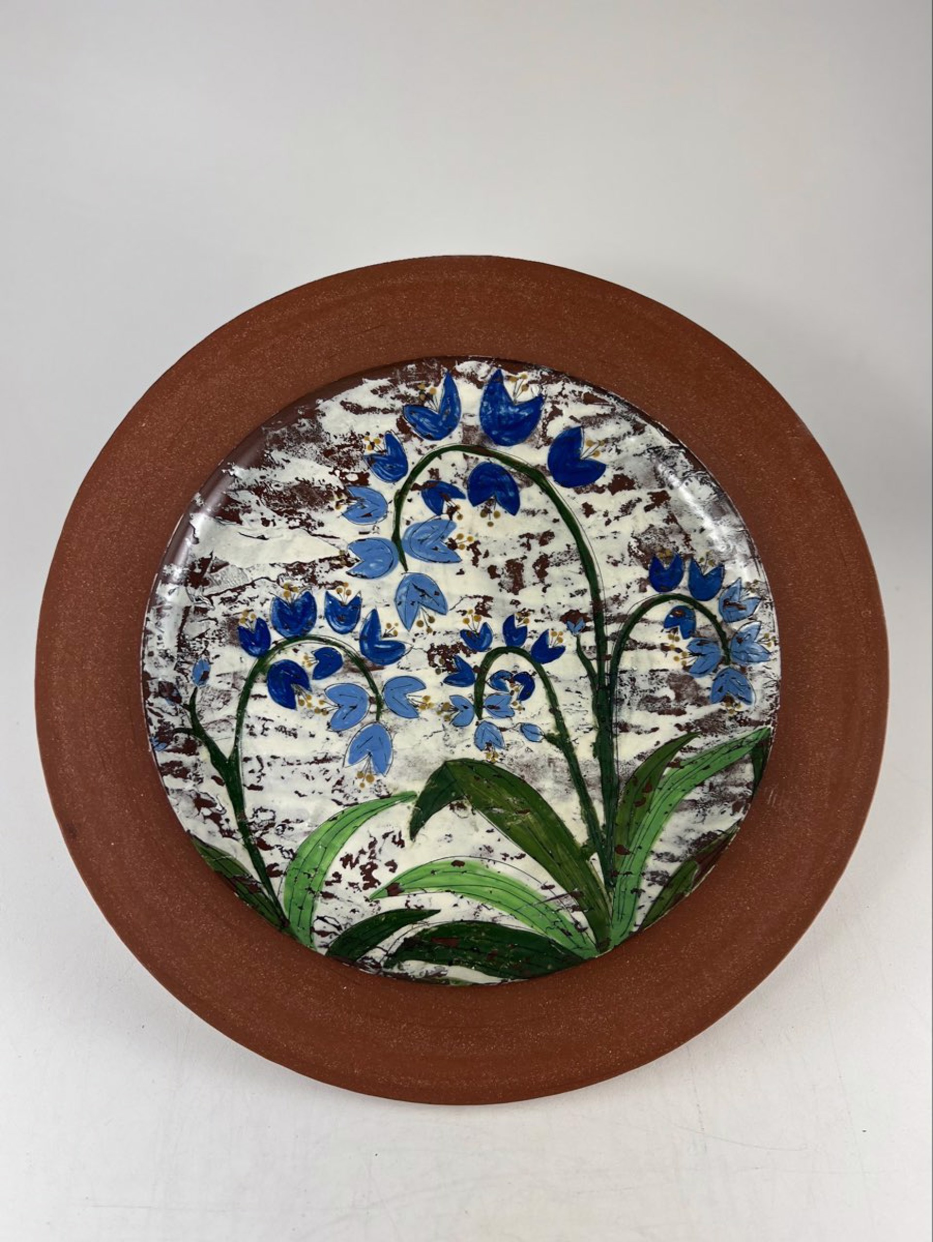 Blue Bell Platter by Marian Draper