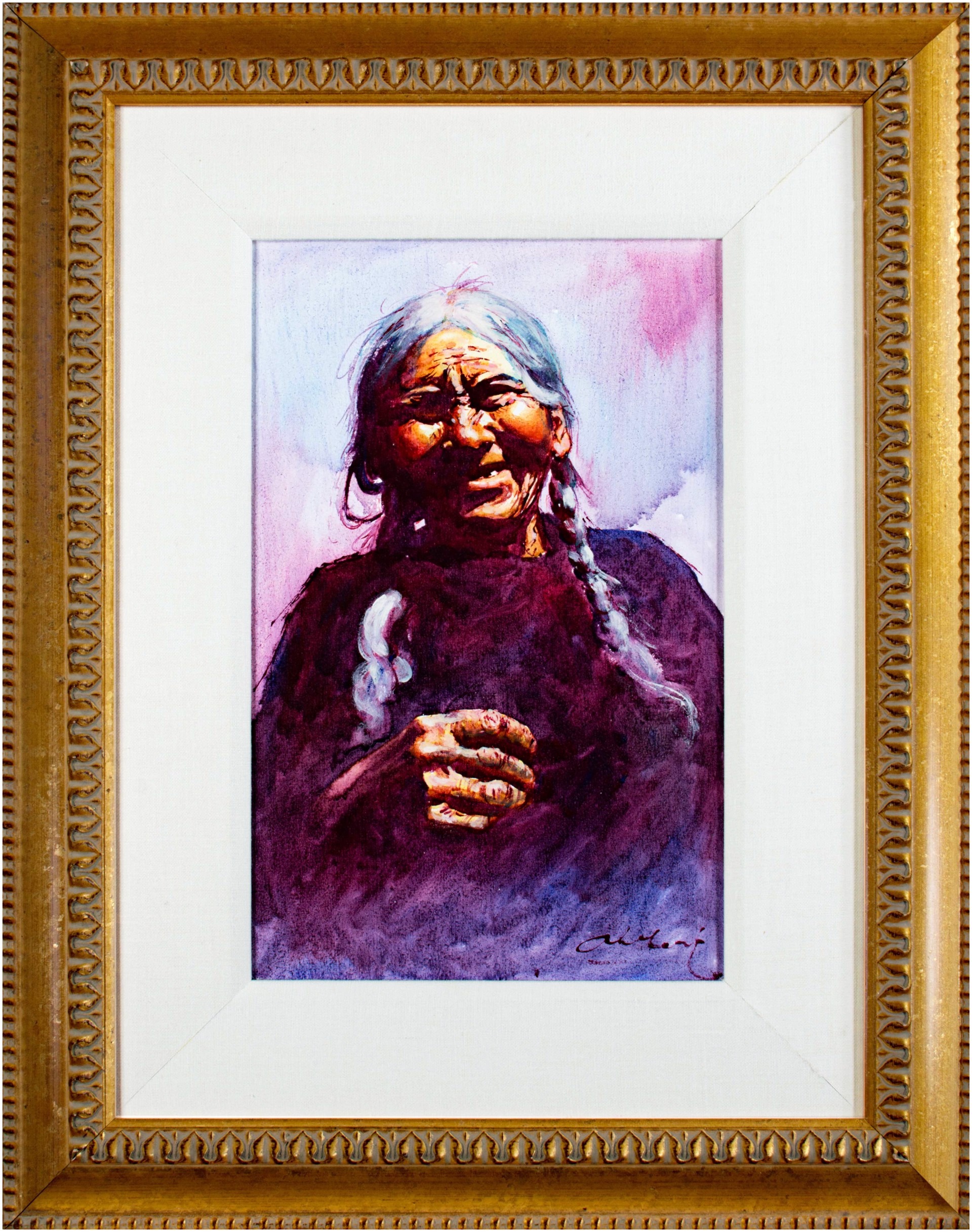 Vieja Del Sitio (Old Woman)-Cuzco by Abelardo Marquez