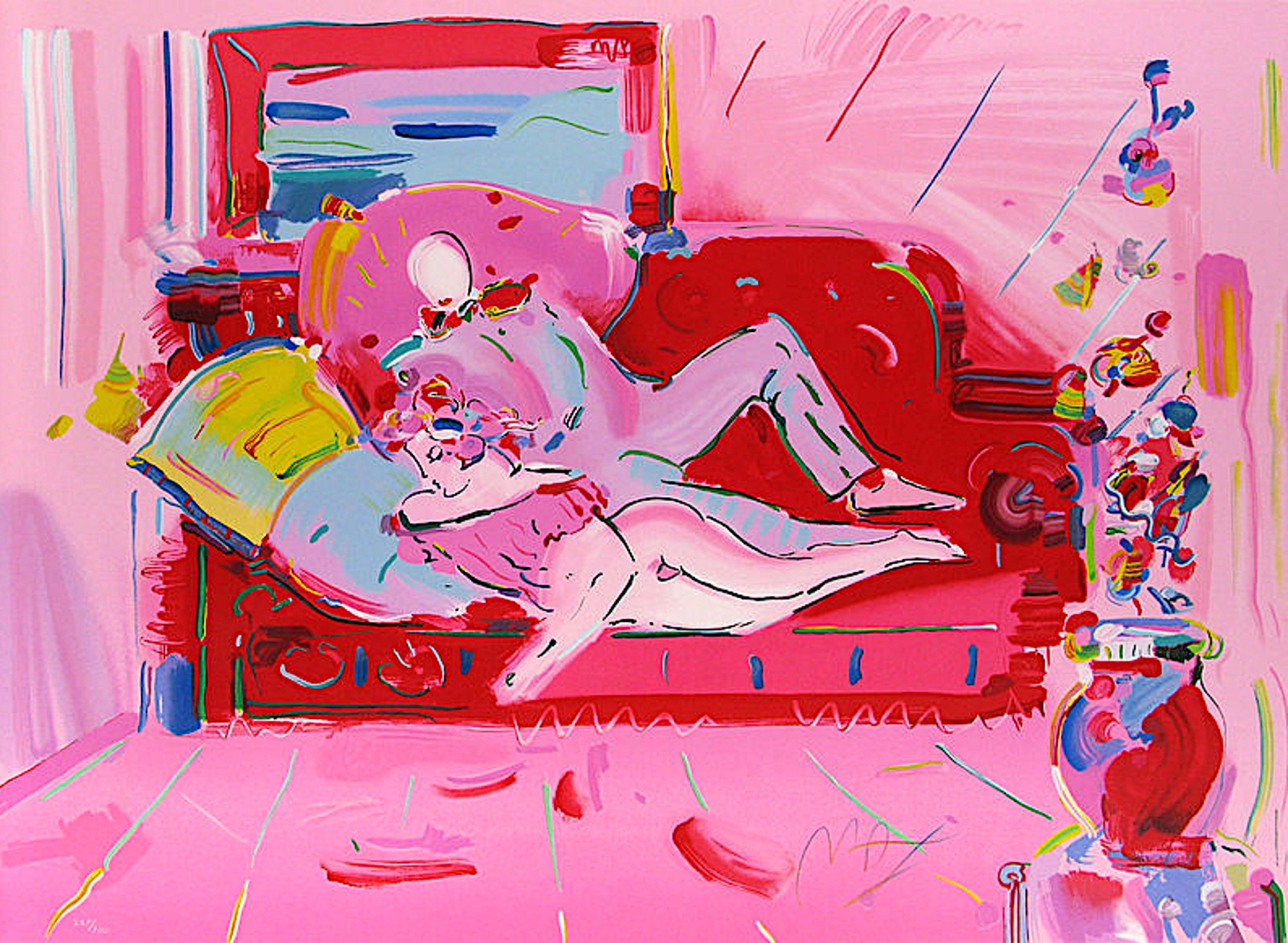 Dega with Lady by Peter Max