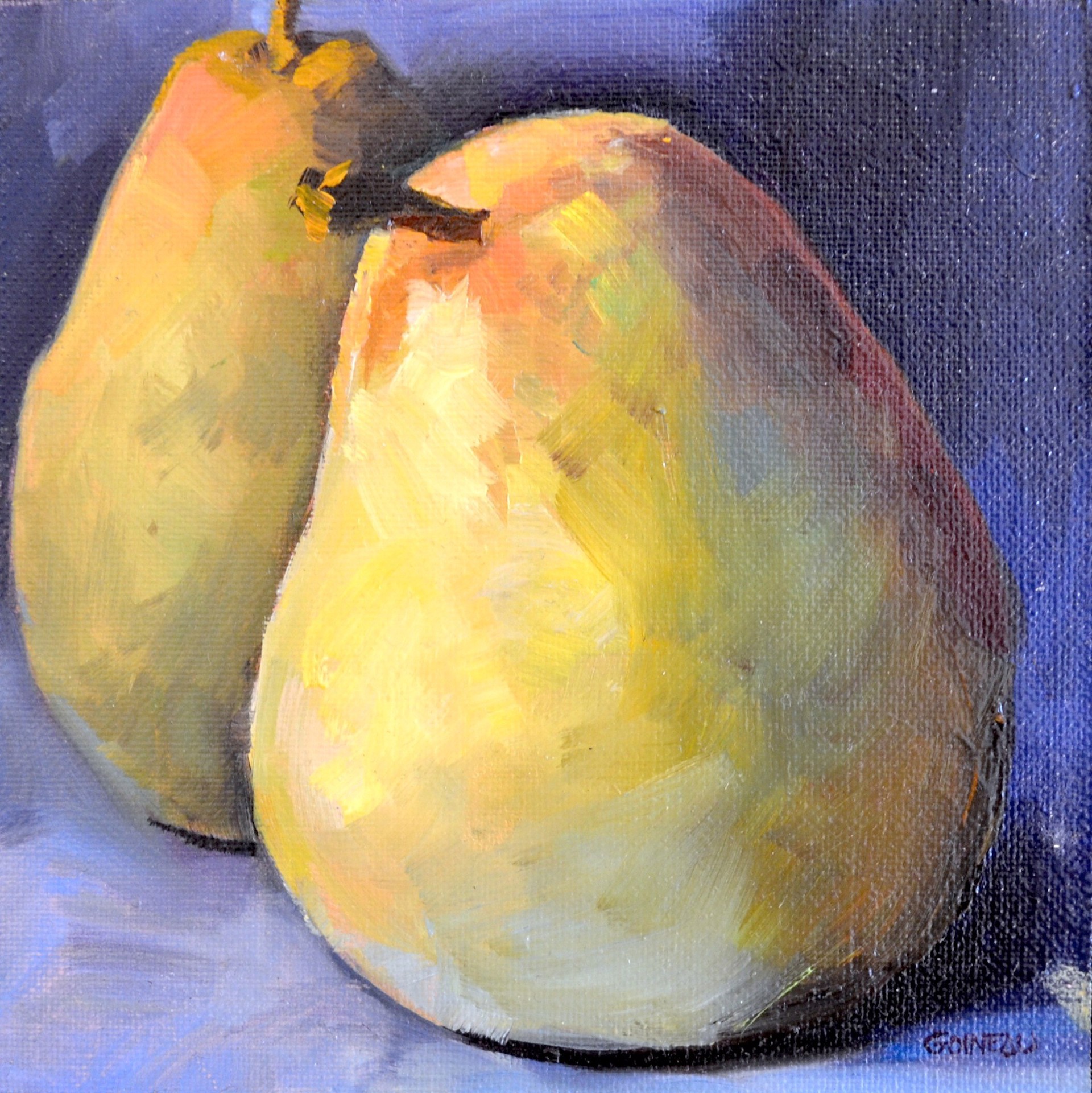 Natures mortes de poires by Raphaële Goineau
