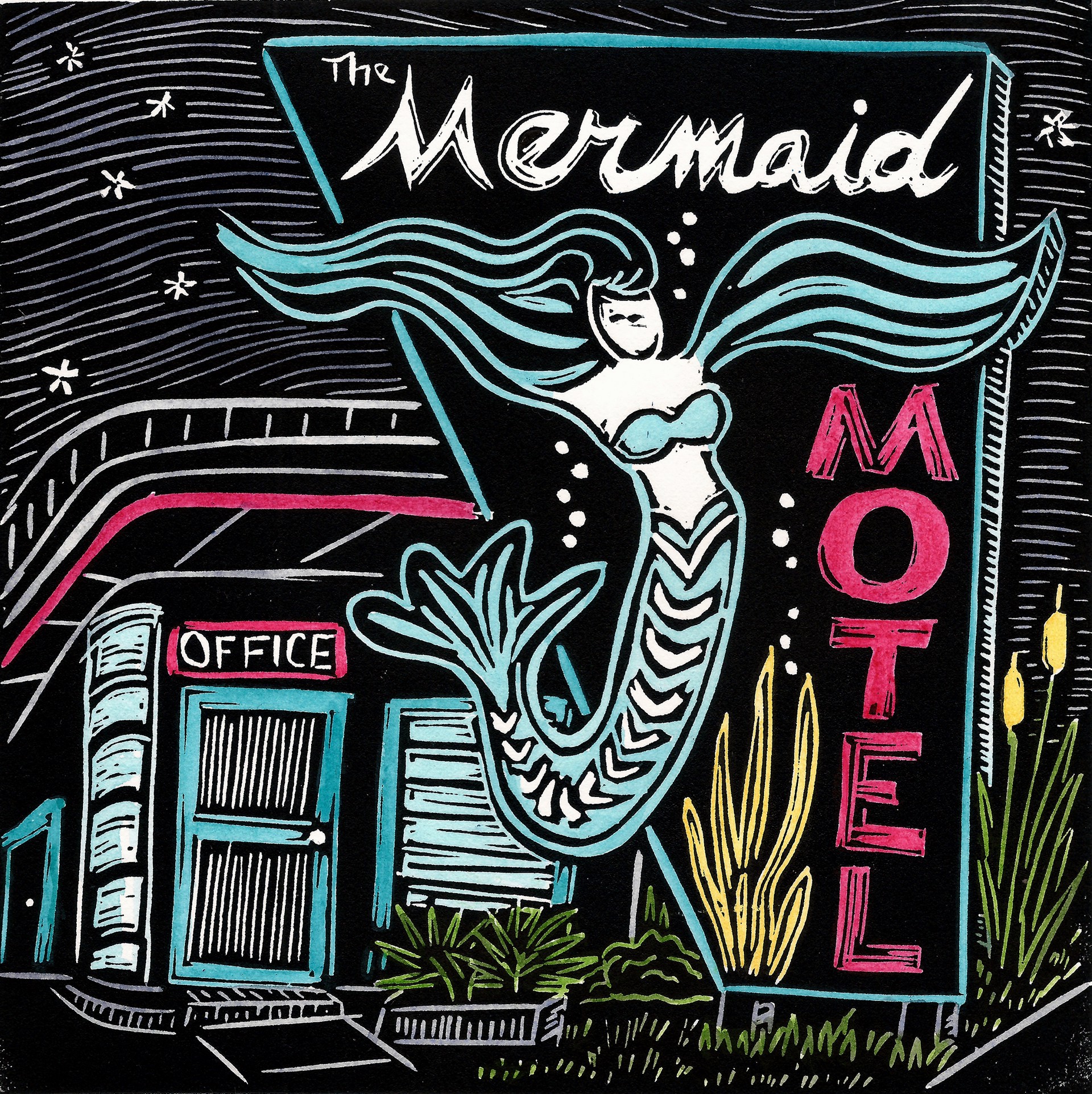 Mermaid Motel (41/50) by Diana Tonnessen