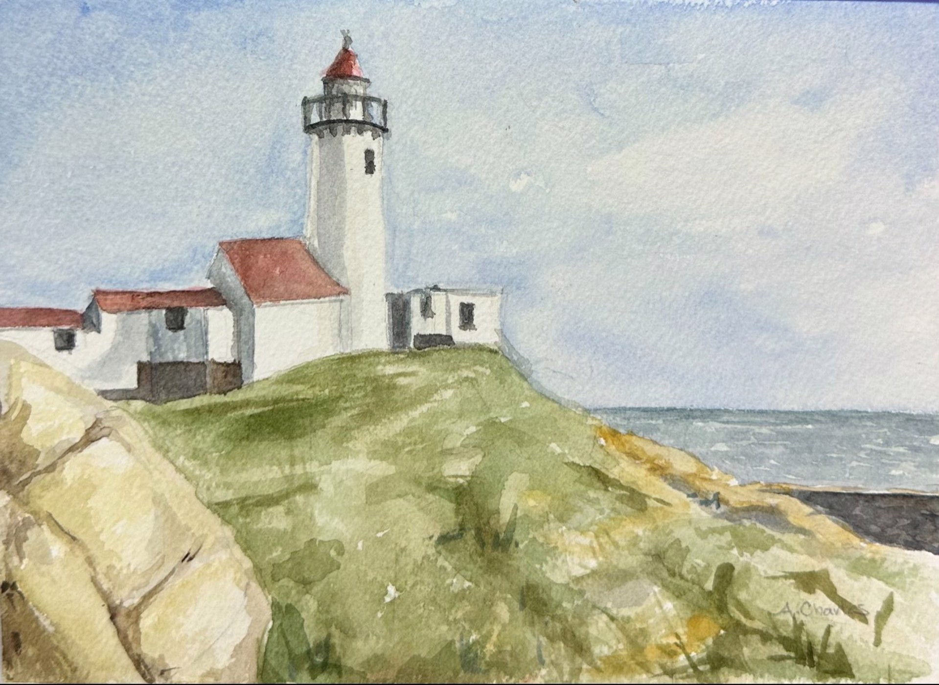 Eastern Point Light by Allison Charles
