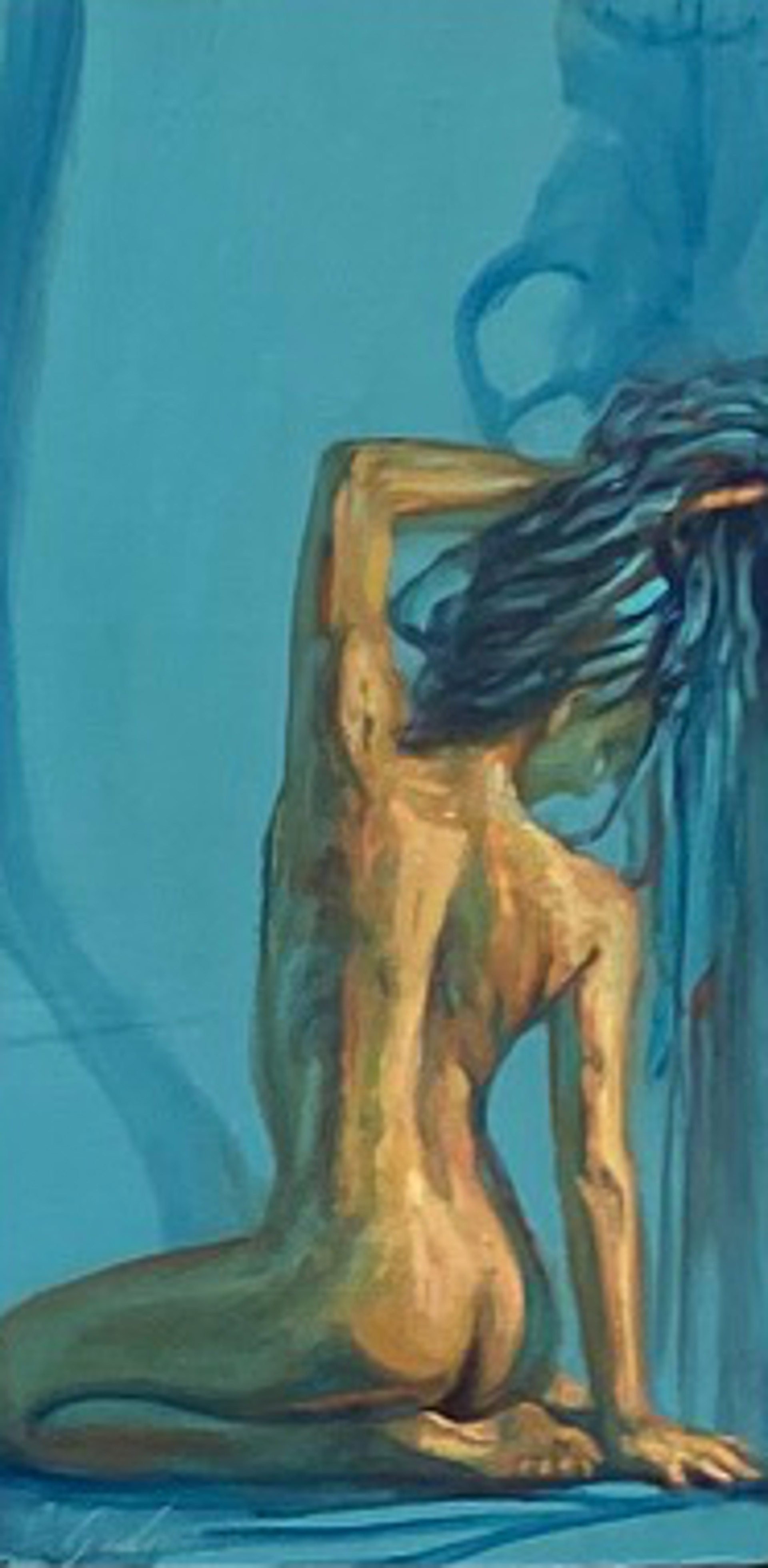 Blue Nude 18 by Carrie Jadus