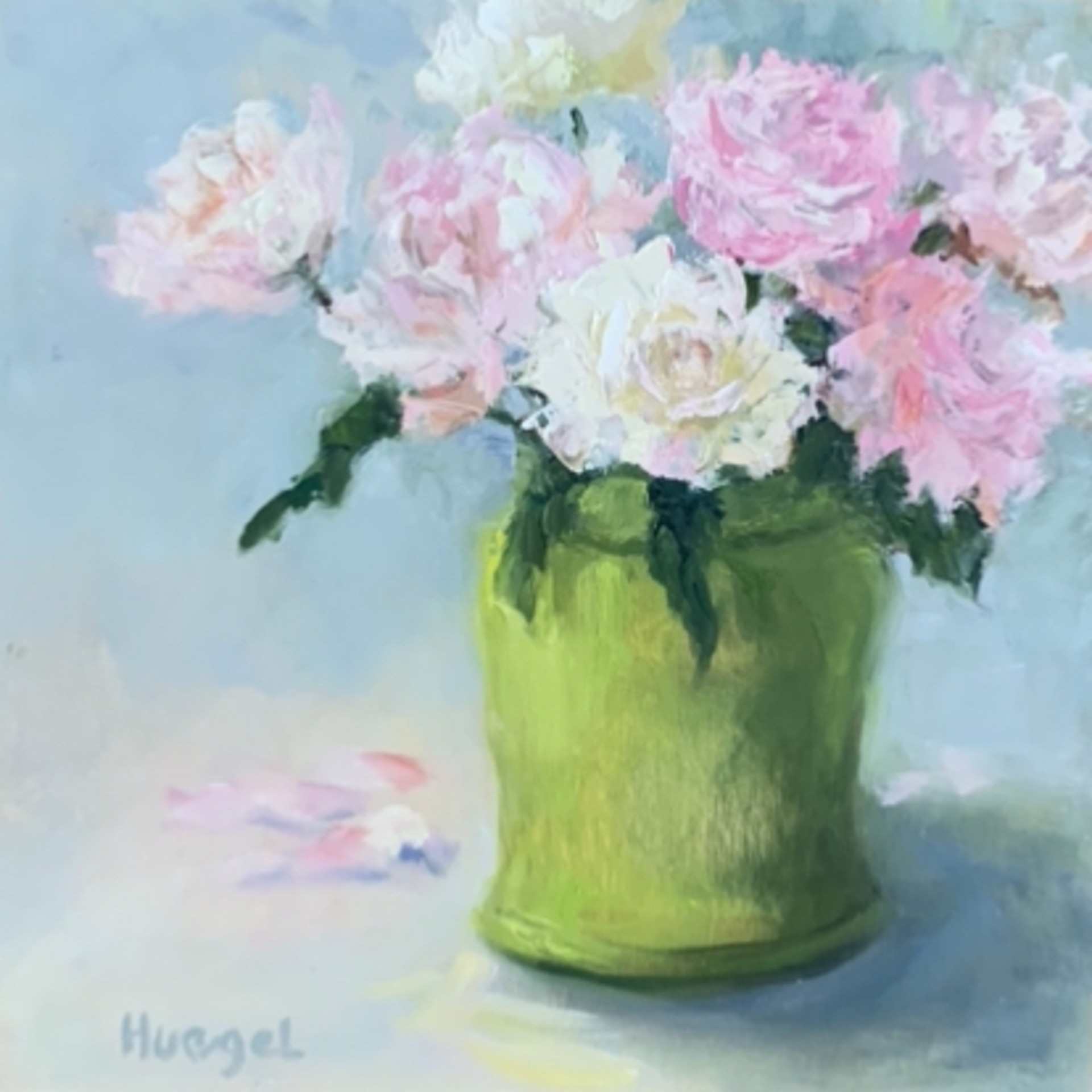 Pretty Roses by Mary Jane Huegel