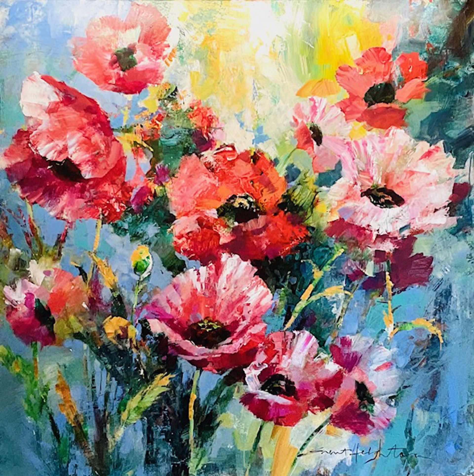 Floral Abstraction by Brent Heighton